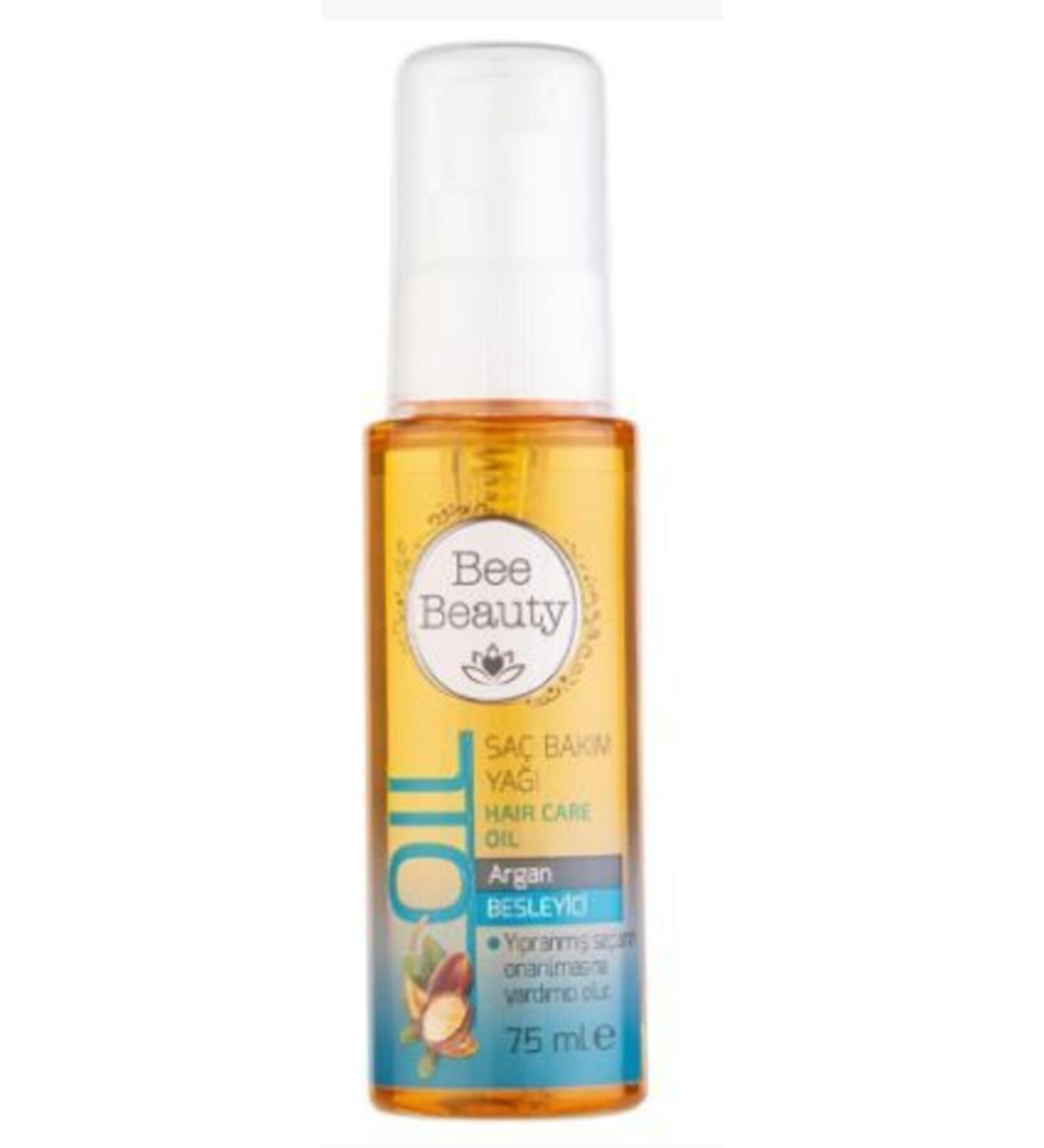 Bee Beauty Argan Hair Care Oil 75 ml Nourishing Helps Repair Damaged Hair