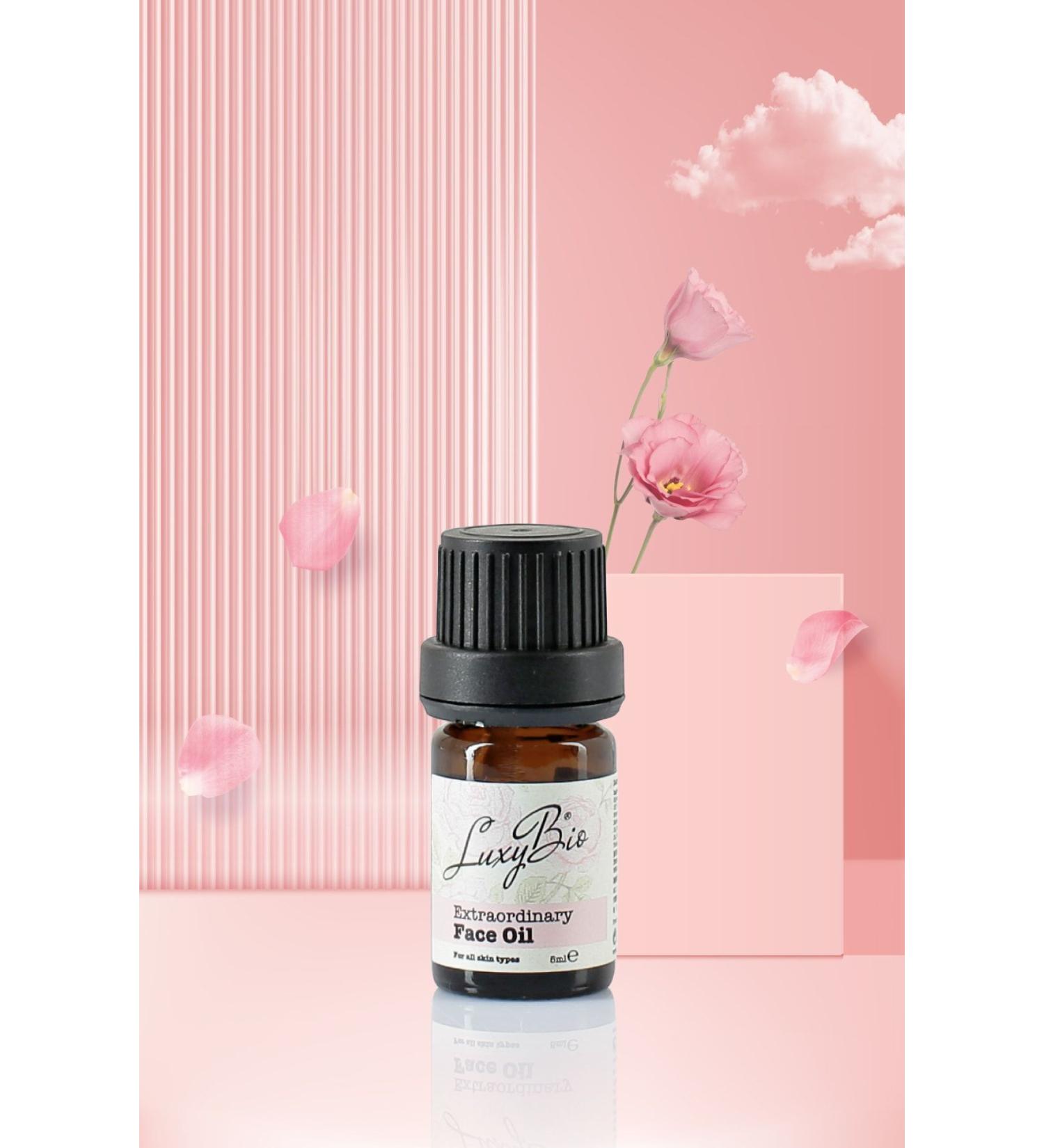 Luxy Bio Natural Rose Face Oil 5 Ml - Buy Online on GoSupps.com
