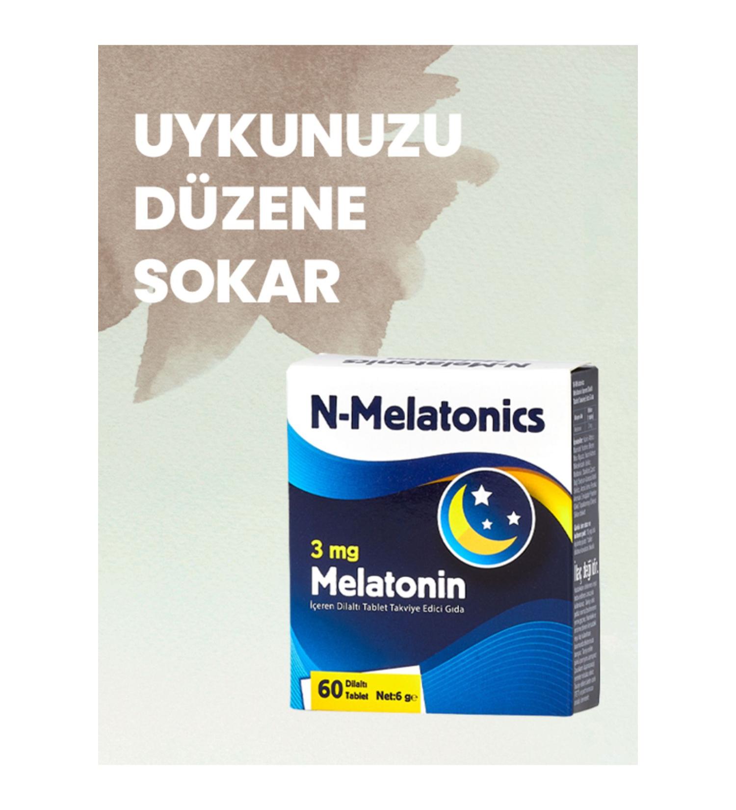 Crom Health N-melatonics Sublingual Melatonin Supplement - Fast Sleep Regulator and Quality Enhancer (60 TABLETS) - Buy Online on GoSupps.com