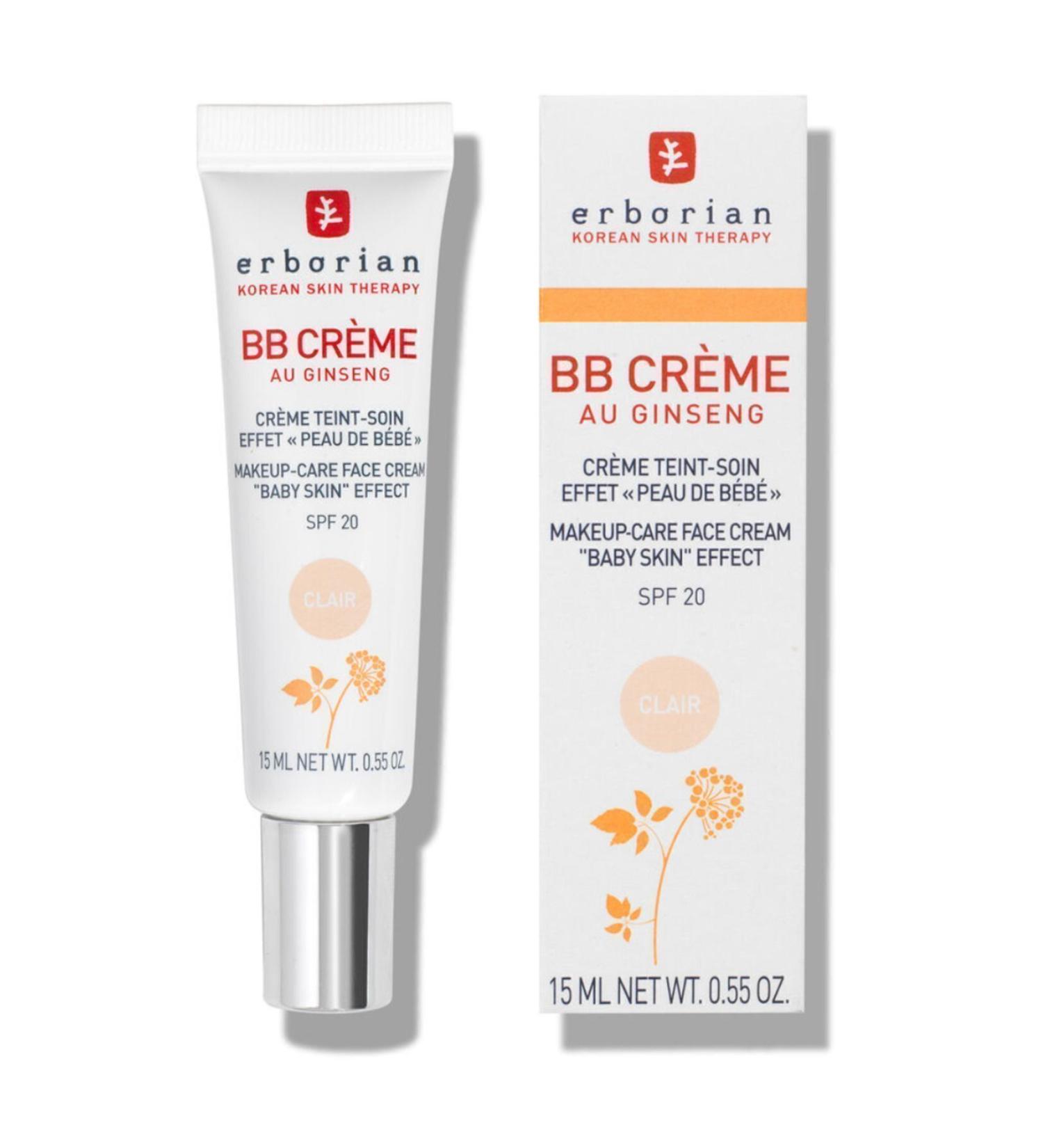 erborian BB Cr me Au Ginseng - Baby Skin Effect Makeup-Care Face CreamSPF20+ 15 Ml - Buy Online on GoSupps.com