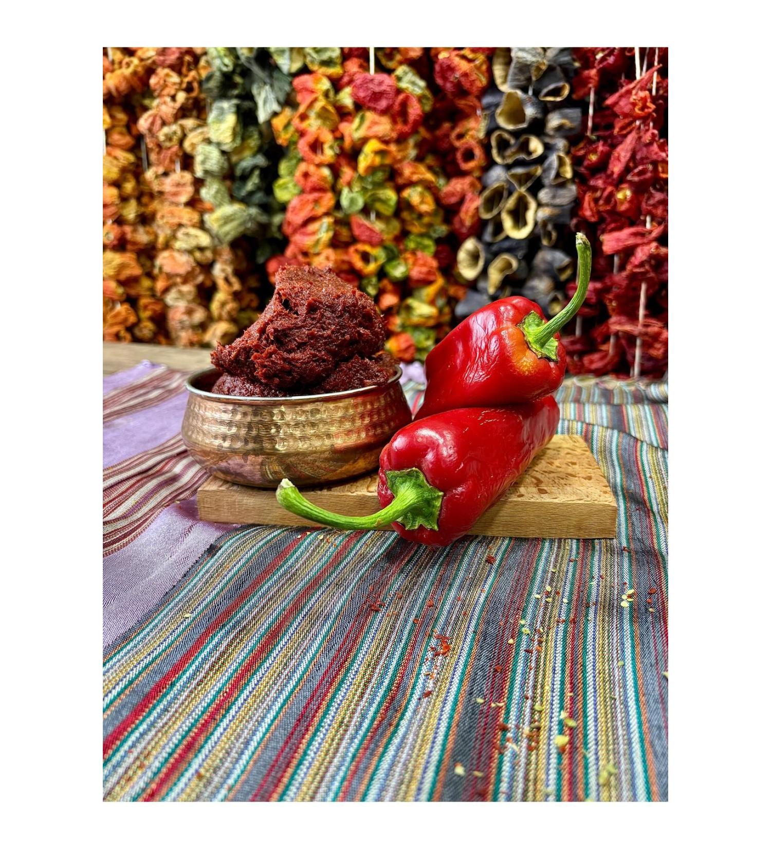 gazisofraantep Normal Hot Antep Pepper Paste 2 Kg - Buy Online on GoSupps.com