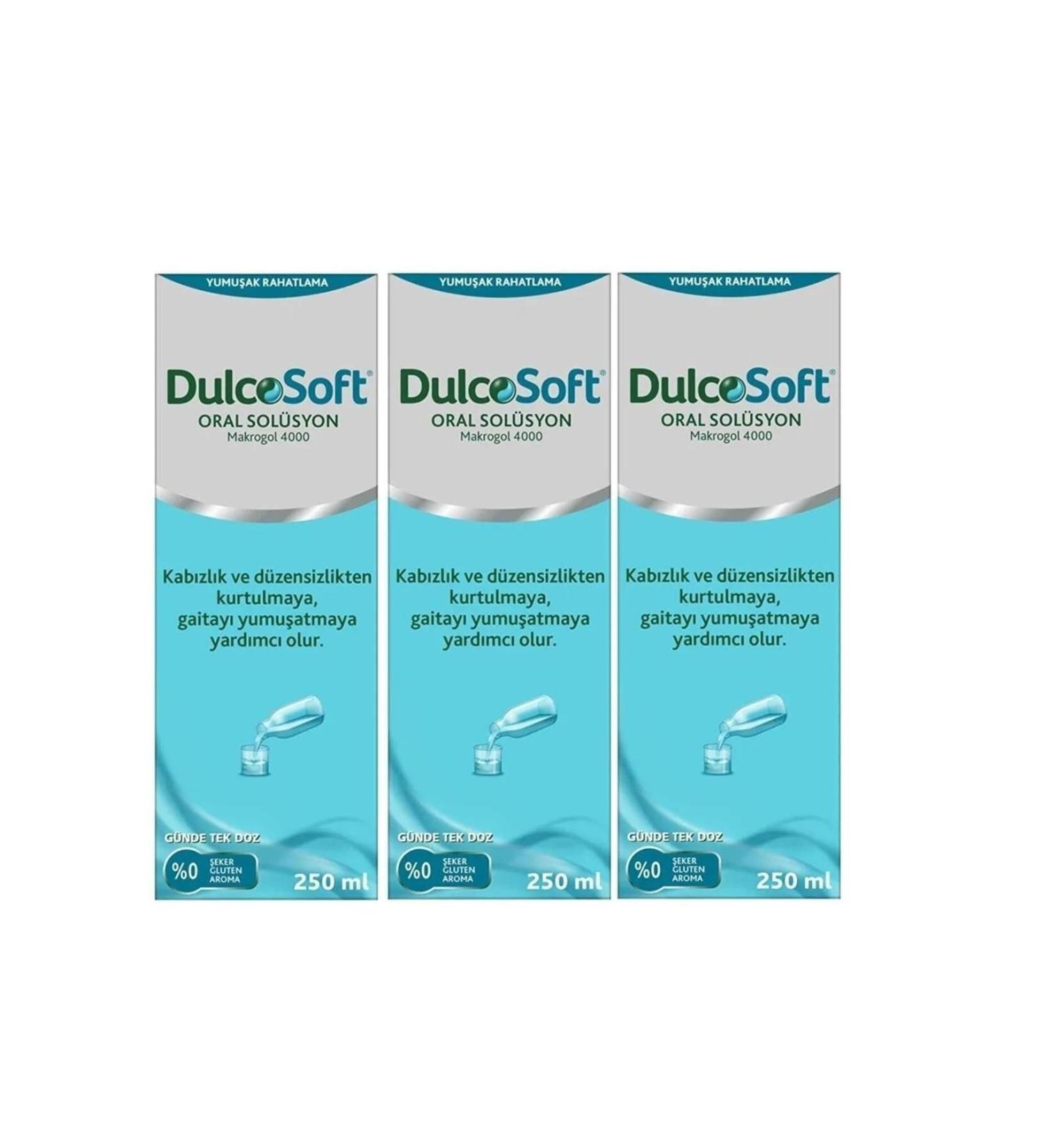 Dulcosoft Oral Solution Macrogol 4000 250 ml 3 Units