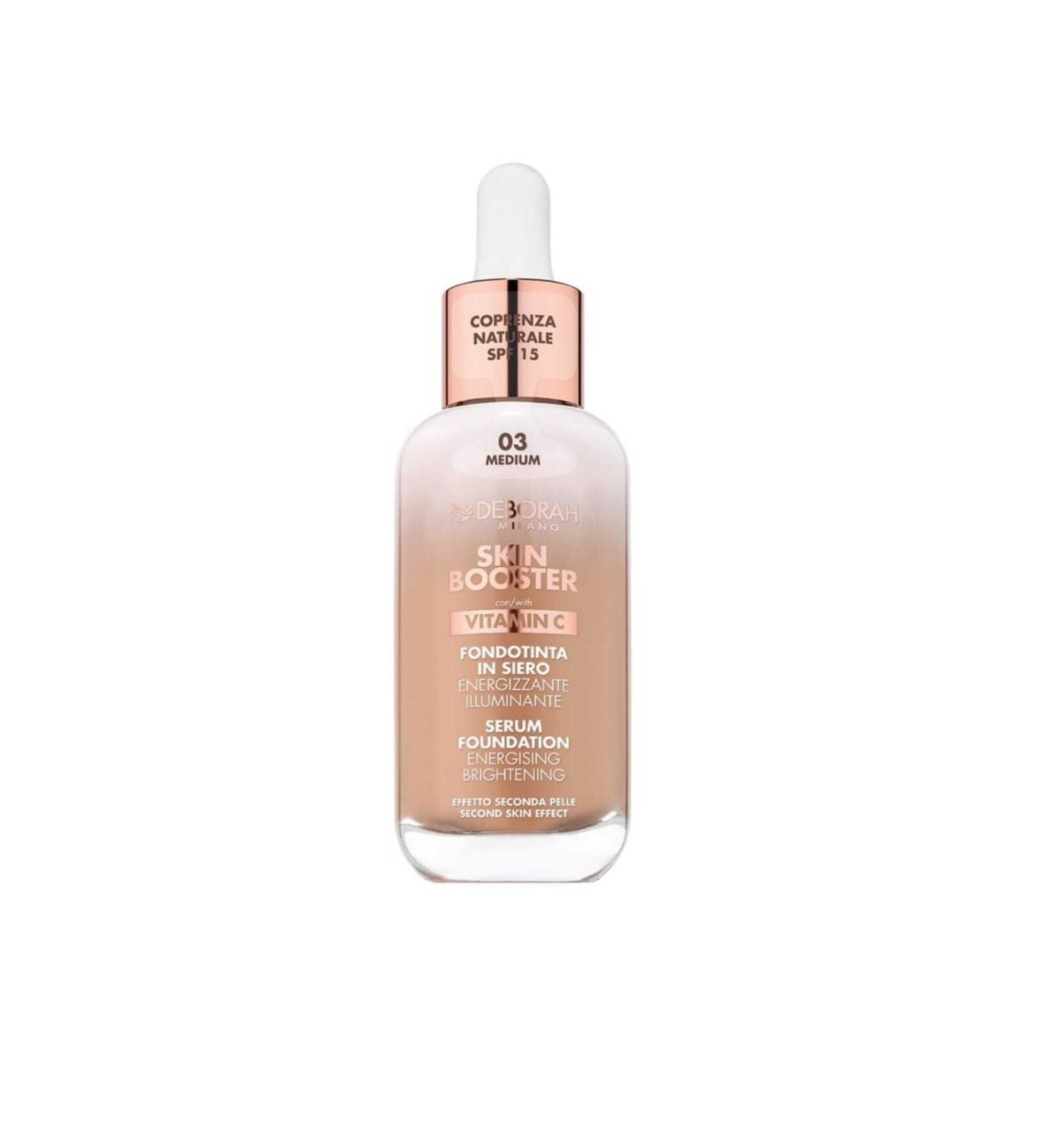 Deborah Skin Booster Serum Foundation with its fine structure and high coverage 03 PR - Buy Online on GoSupps.com