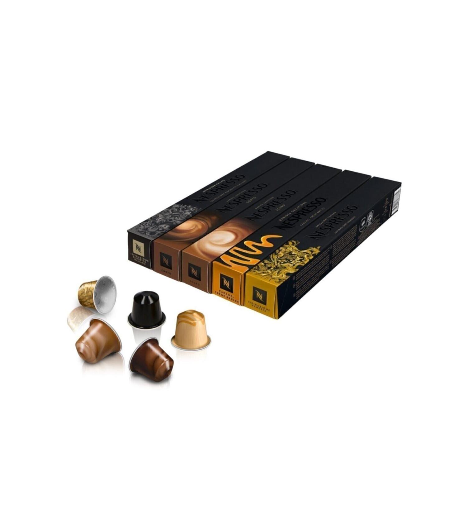 Nespresso Perfect Milk Flavors Series Capsule Coffee Set of 5