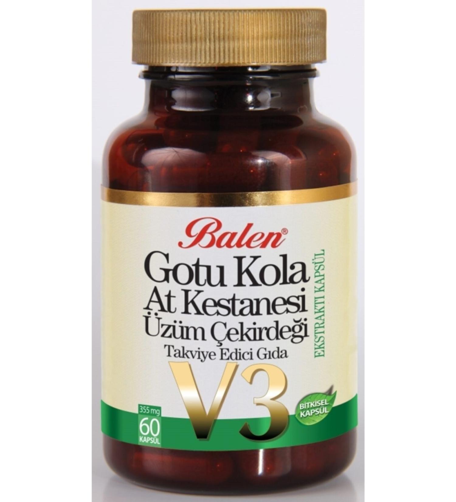 Balen Gotu Kola & Horse Chestnut & Grape Seed Extract Capsule