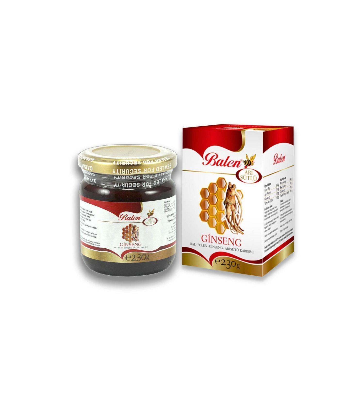 Balen Honey Pollen Red Ginseng Royal Jelly Mix 230 gr