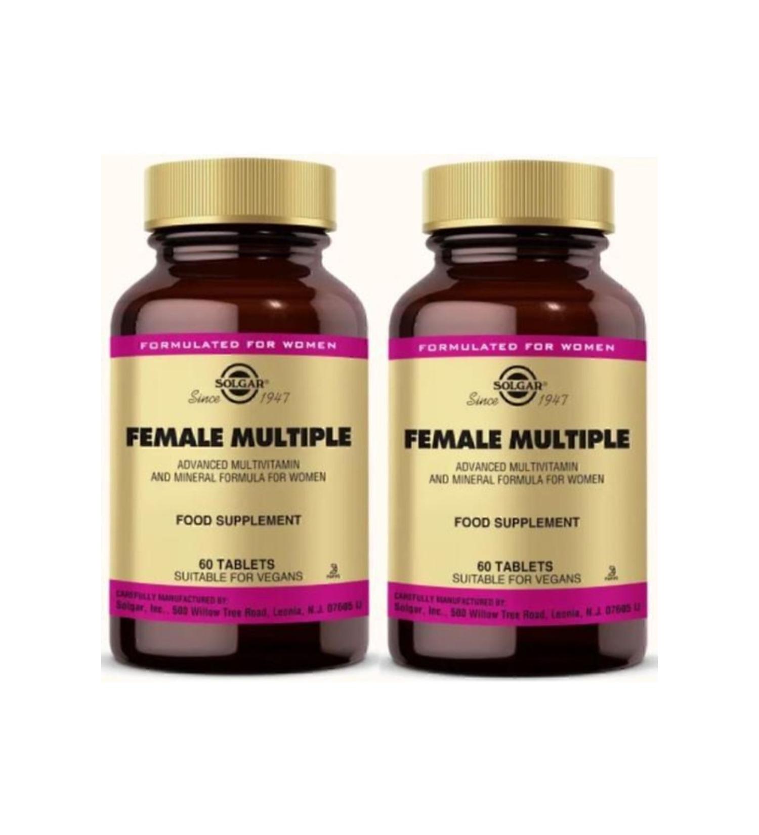 Solgar Female Multiple 60 Tablets 2 Pieces
