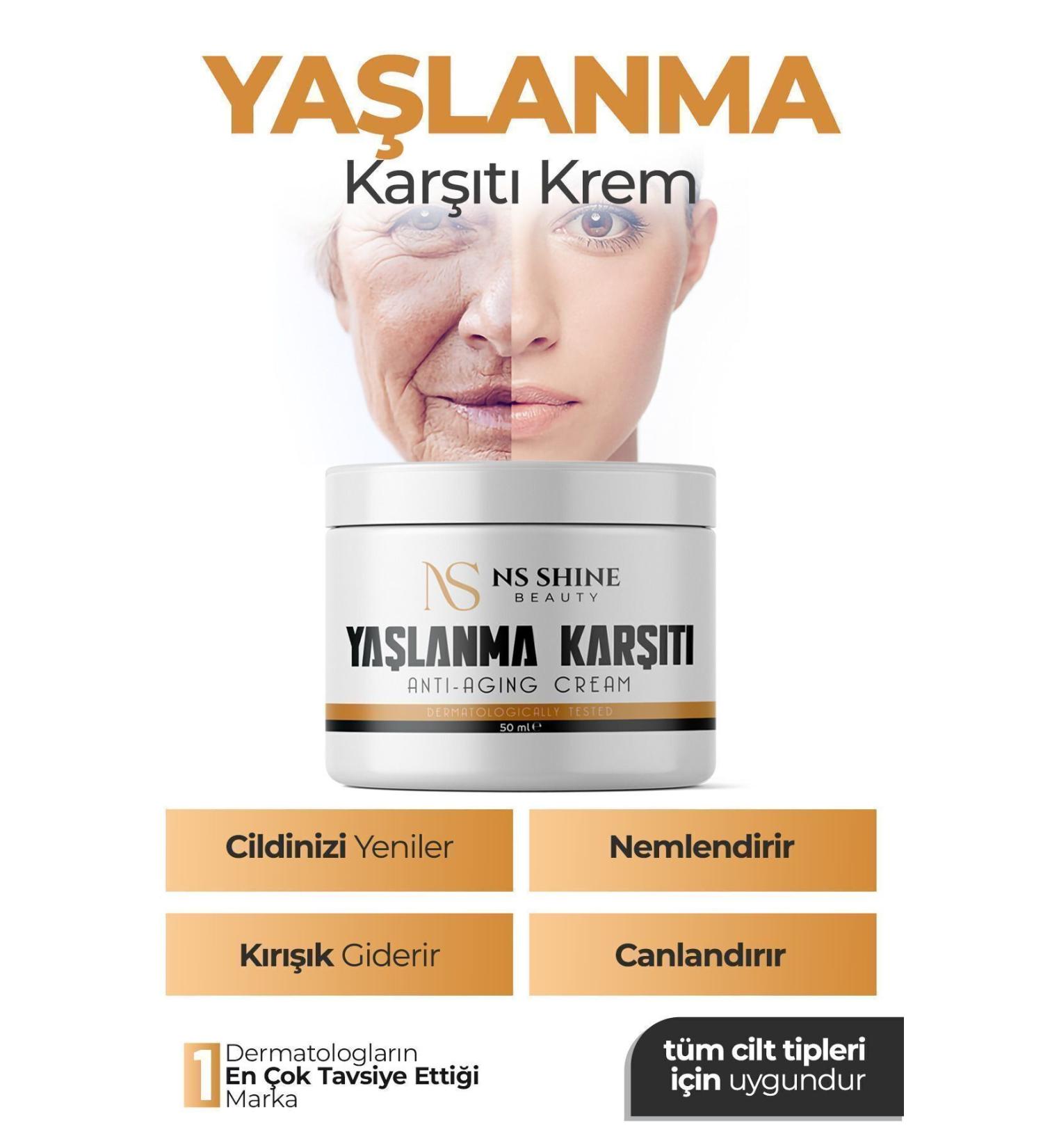 NS SHINE BEAUTY Rejuvenating Anti-Aging and Anti-Wrinkle Cream 50 ml - Buy Online on GoSupps.com