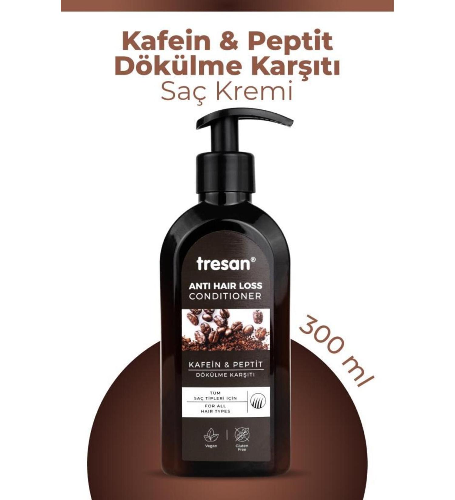 Tresan Caffeine Peptide Anti-Hair Loss Conditioner 300 ml - Buy Online on GoSupps.com