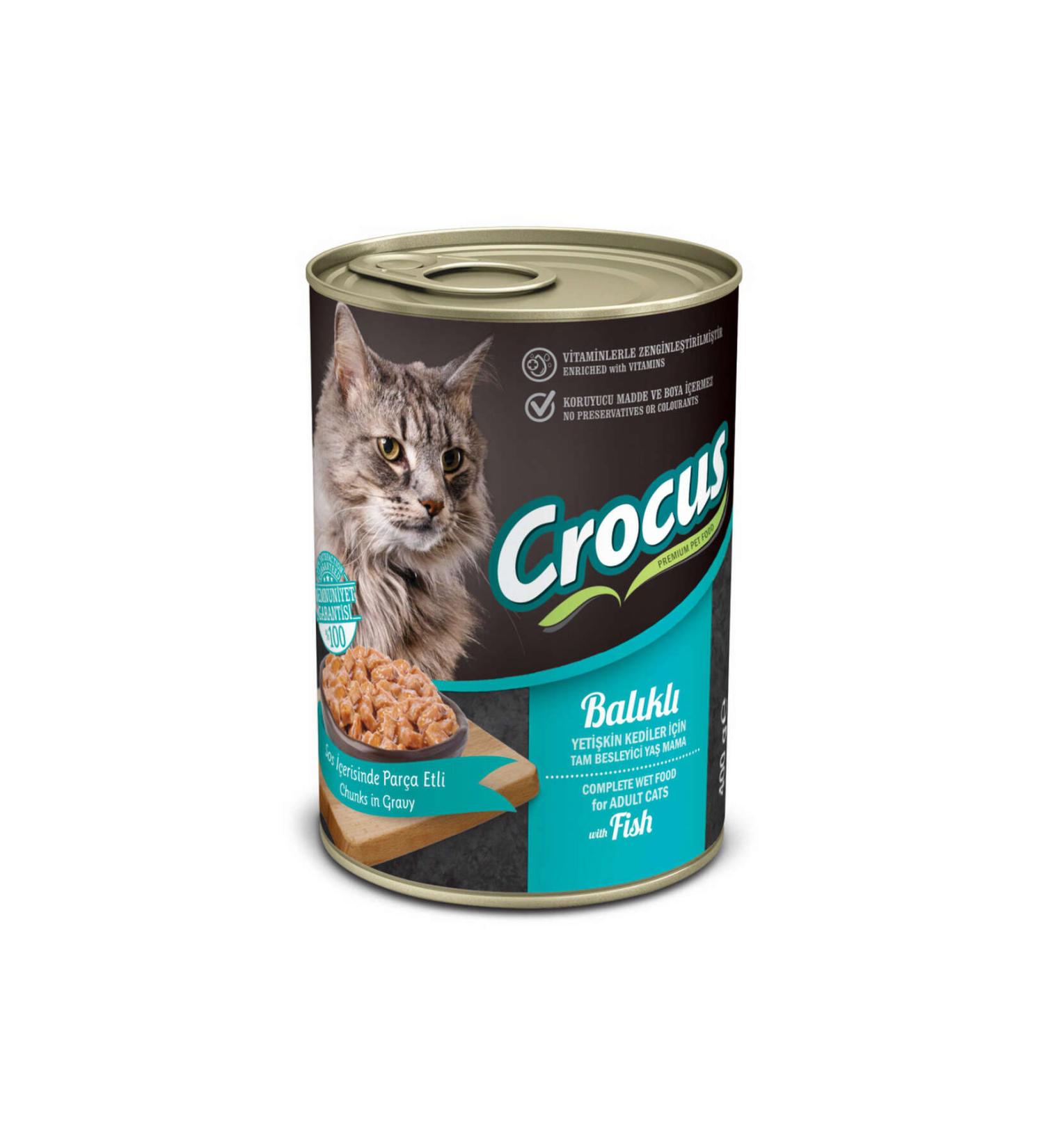 Crocus Adult Cat Fish Wet Food 400g 394117