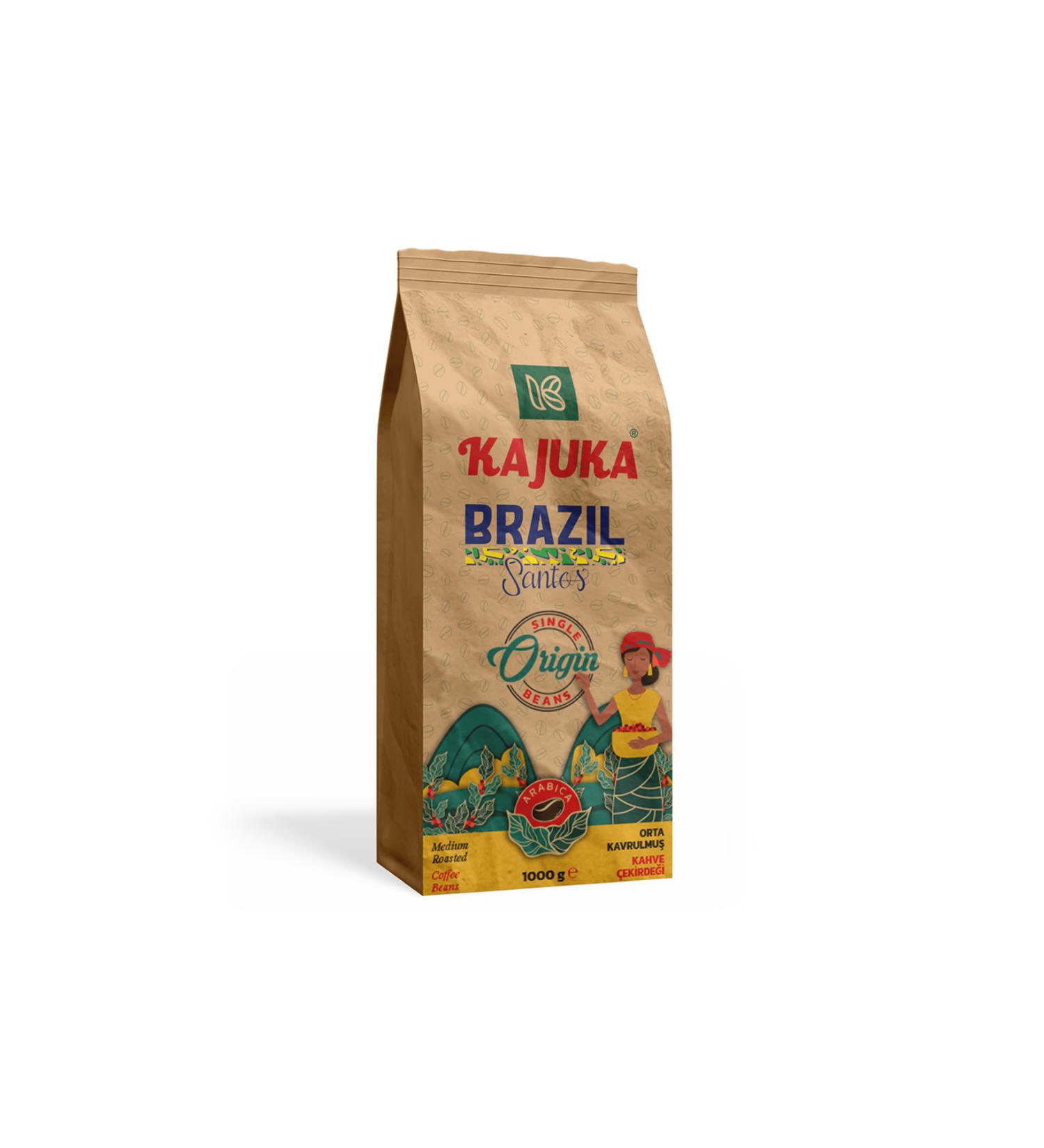 kajuka coffee Brazil Santos Coffee Beans 1000 Gr.