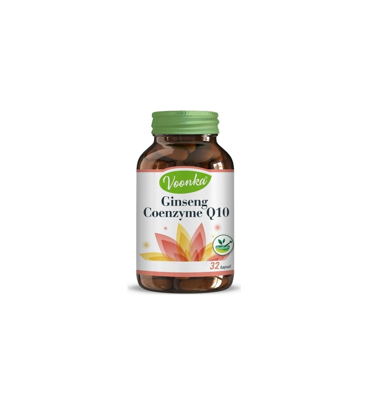 vonka Voonka Ginseng Coenzyme Q10 32 Capsules. 31 12 2024