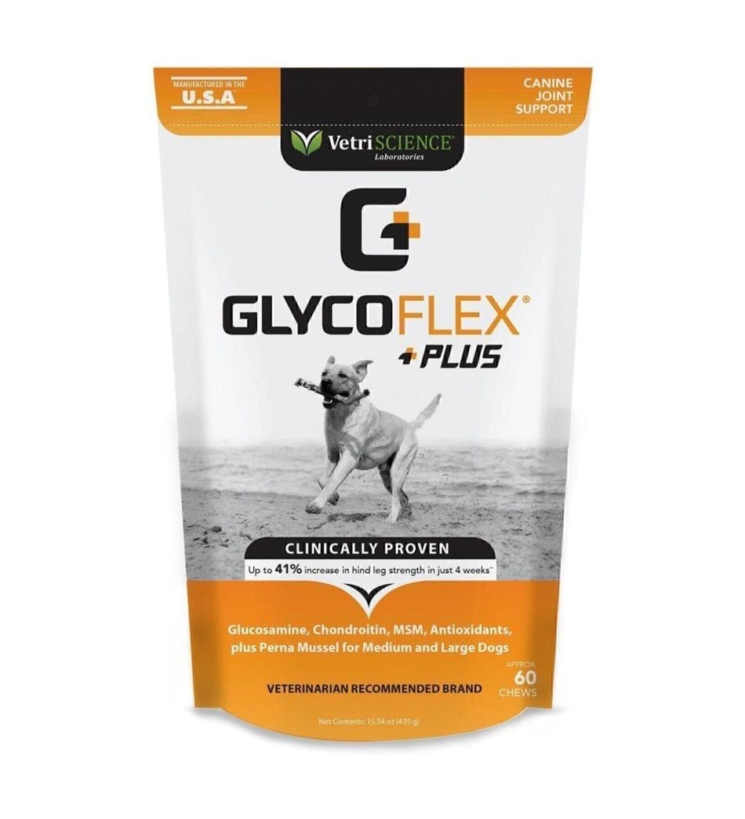 NowLike Vetriscience Glycoflex Plus Dog Joint Support 60 Tablets 10 2025