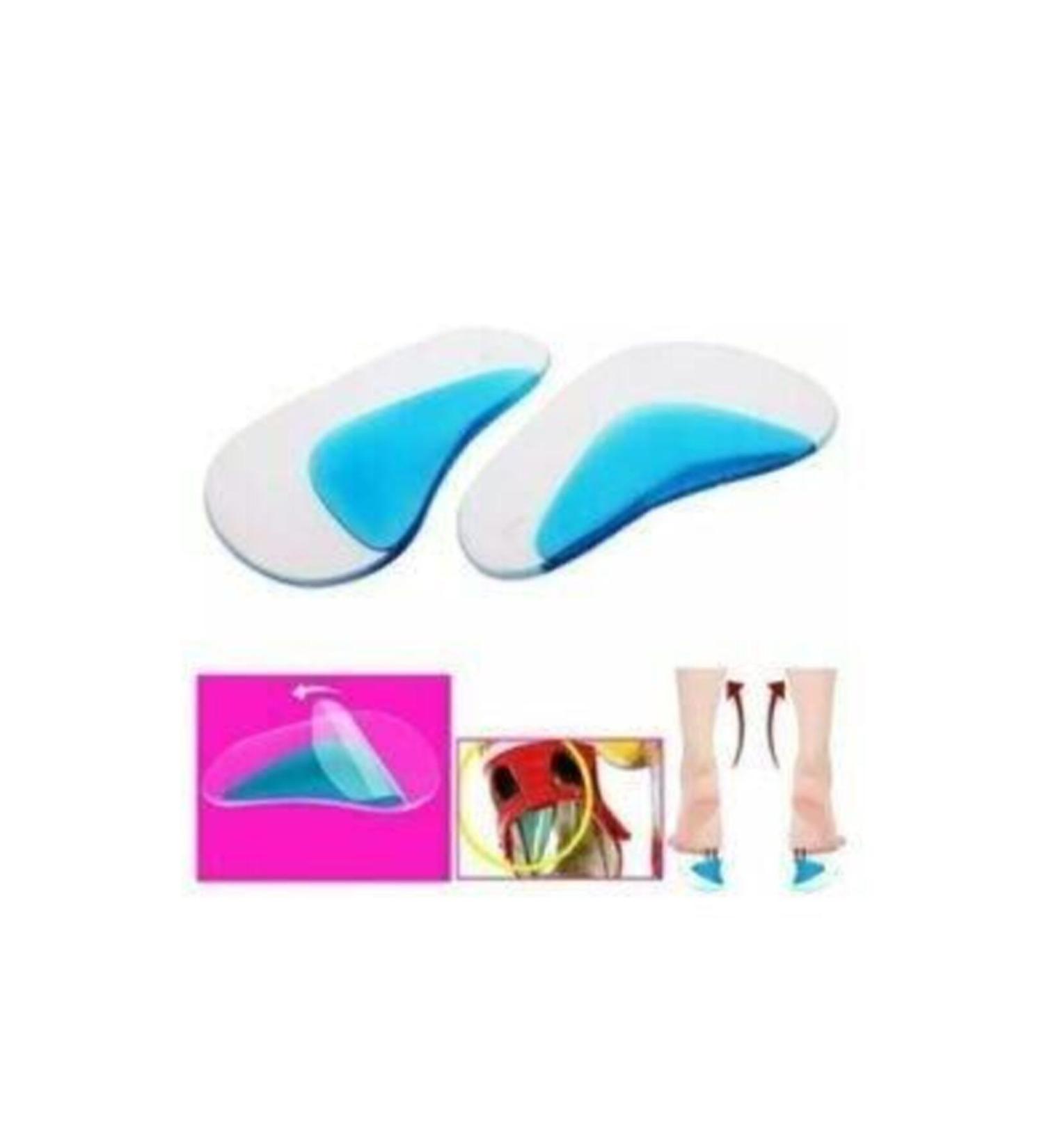AKSCEP Arch Support Gel Flat Feet Silicone Foot Sole Gap Filler - Buy Online on GoSupps.com