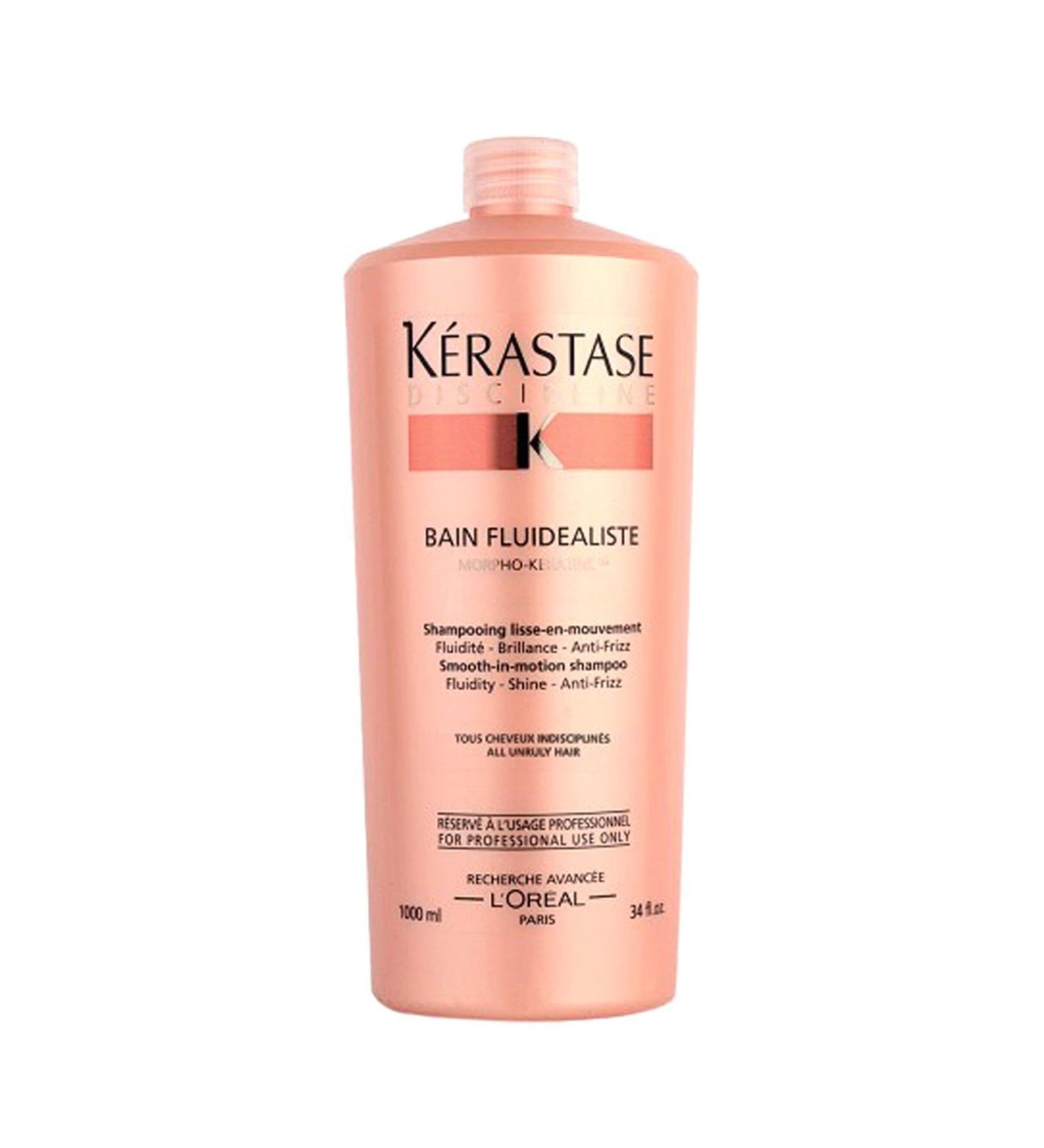 Kerastase Soothing Shampoo for Unruly and Frizzy Hair 1000 ml - Discipline Bain Fluidealiste 3474630647459