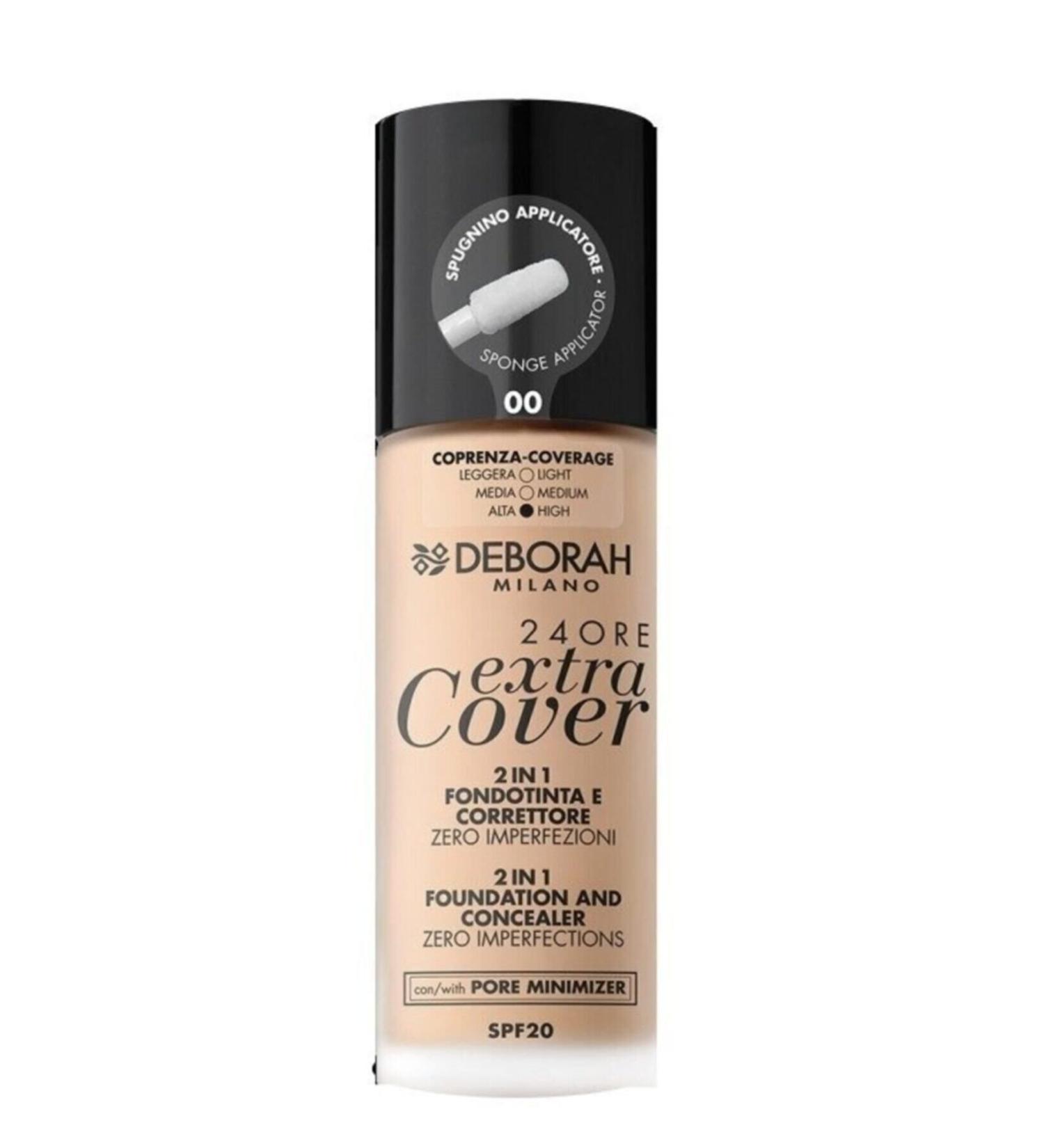 Deborah Milano 24 Ore Extra Cover Foundation No: 02 Beige