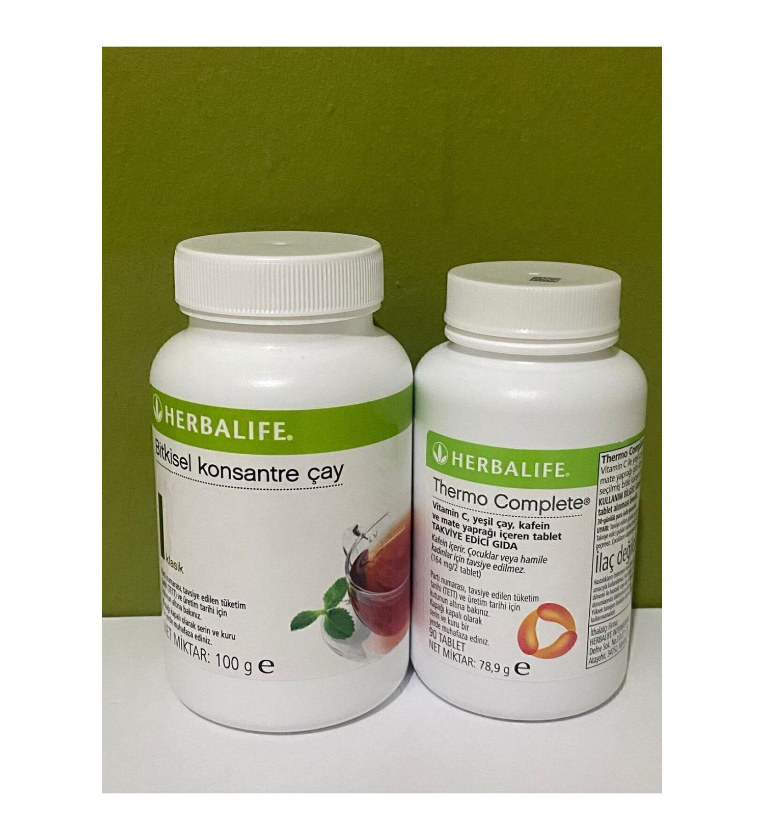 Herbalife Herbal Concentrate Tea 100 G Classic Thermo Complete