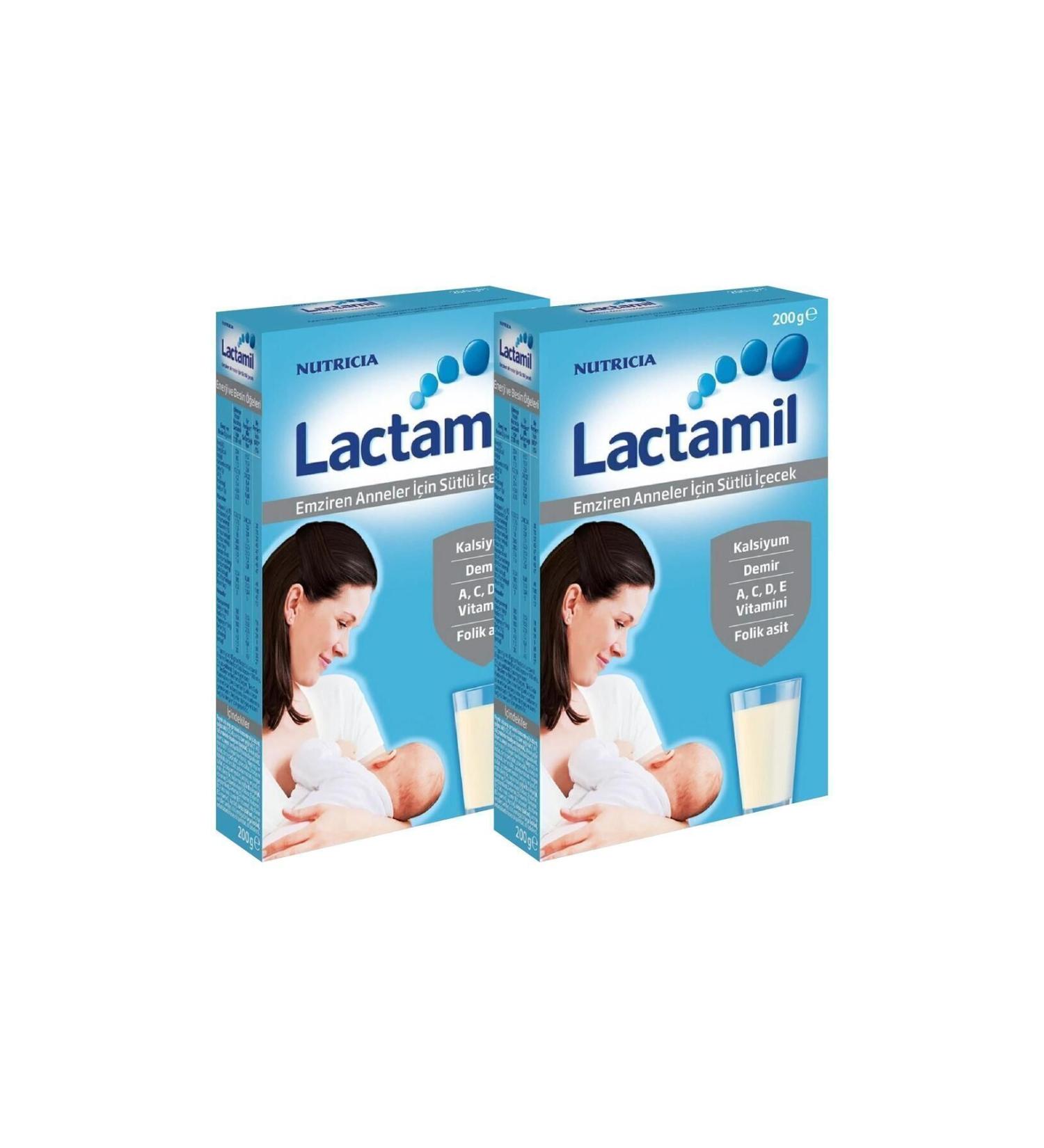 Lactamil Milk Drink for Breastfeeding Mothers 200 G 2-Pack - Buy Online on GoSupps.com