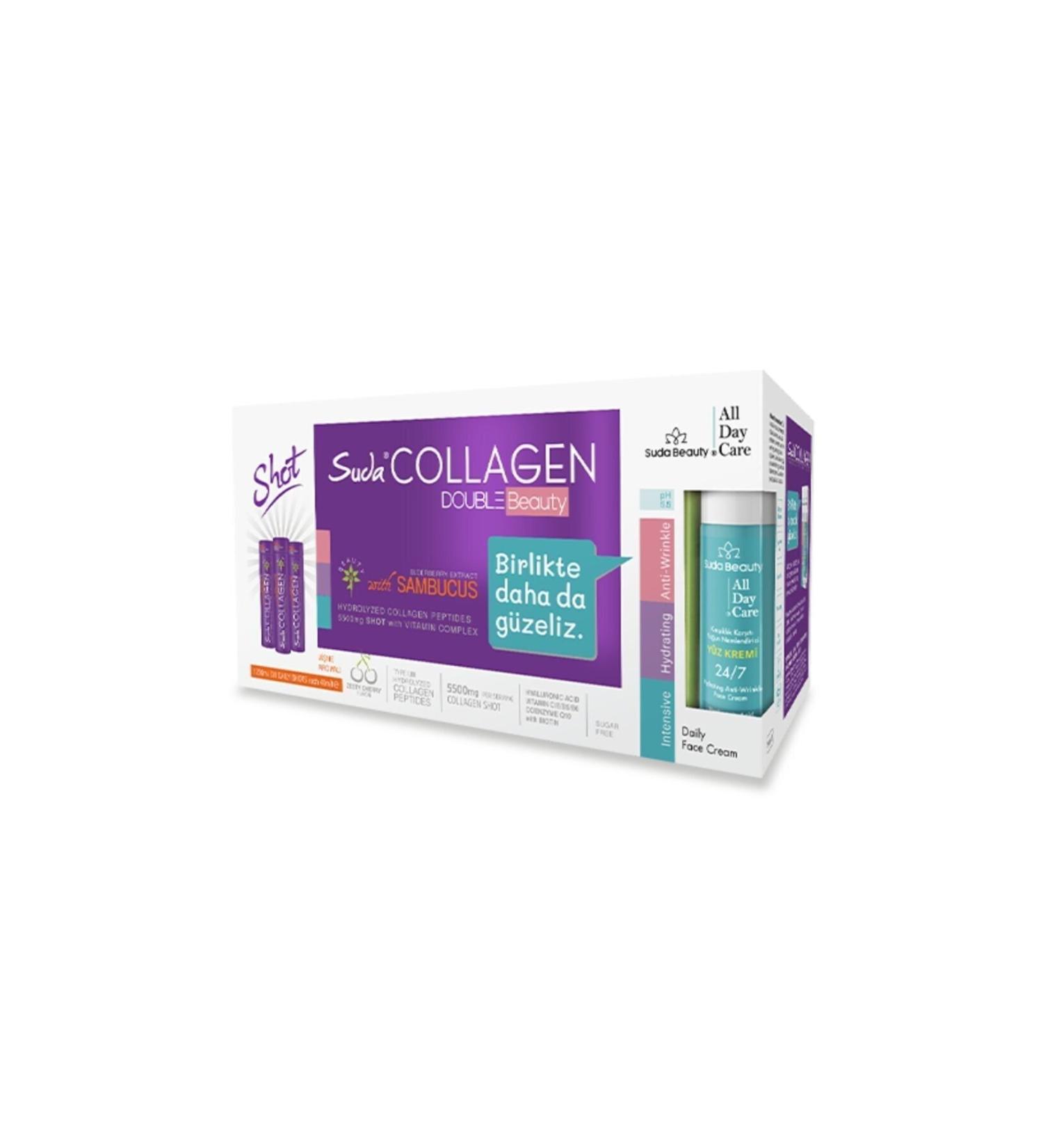 Suda Collagen DOUBLE BEAUTY SAMBUC 40 ML 30SHOT - Buy Online on GoSupps.com