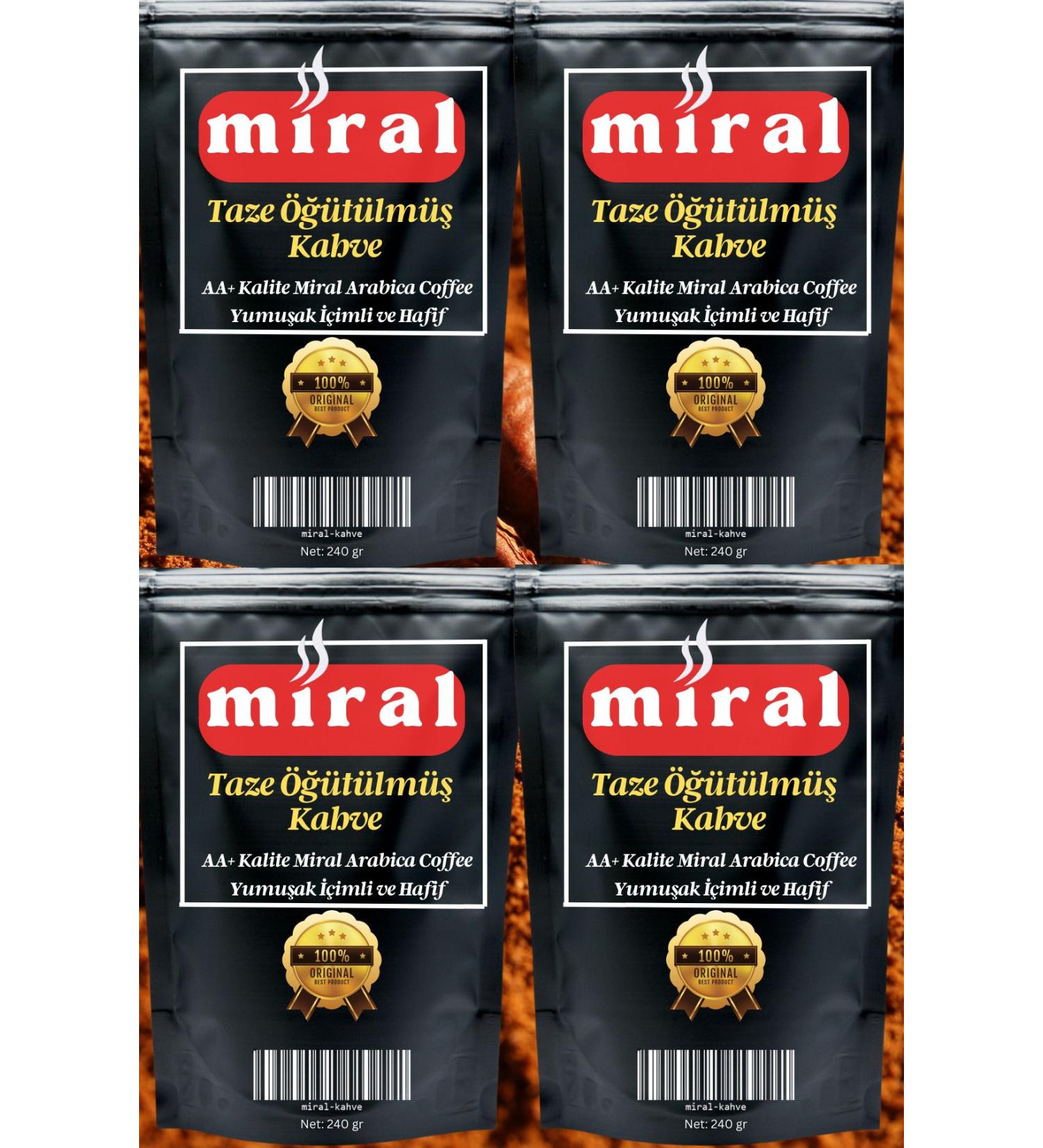 miral Rich Flavored Kenya Medium Roast Ground Coffee AA+ Quality 1 KG - Buy Online on GoSupps.com