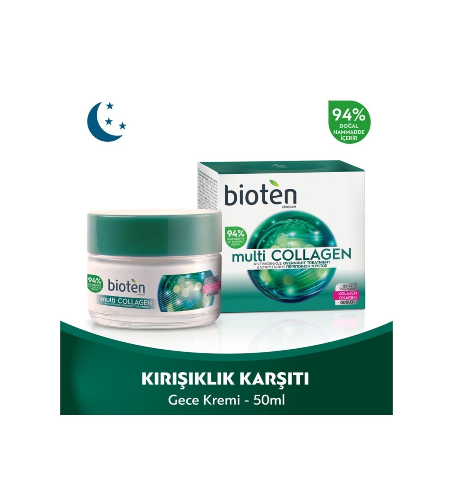 Bioten Multi-collagen Night Care 50ml - Buy Online on GoSupps.com