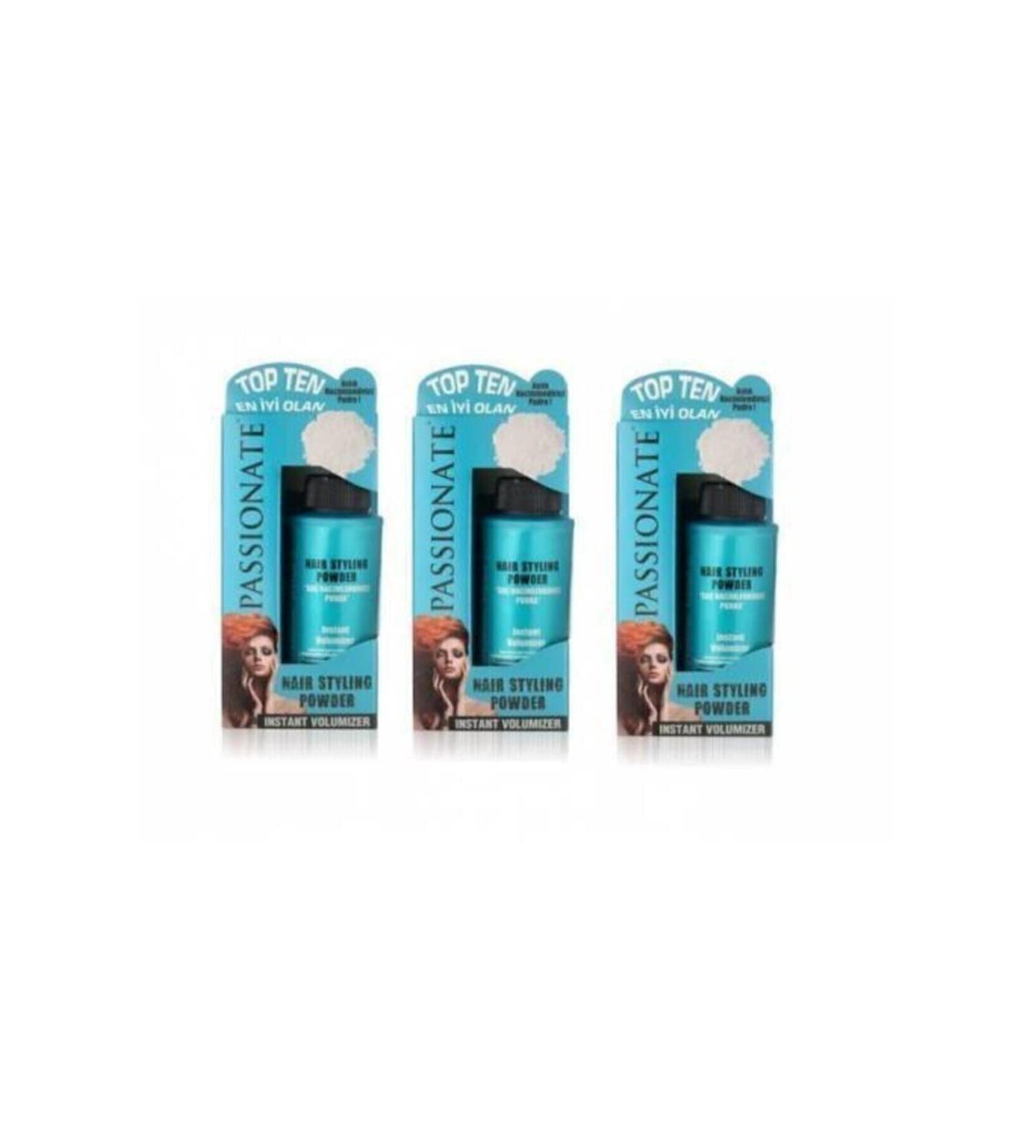 Passionate Hair Styling Powder Volume Matte 20 g 3pcs