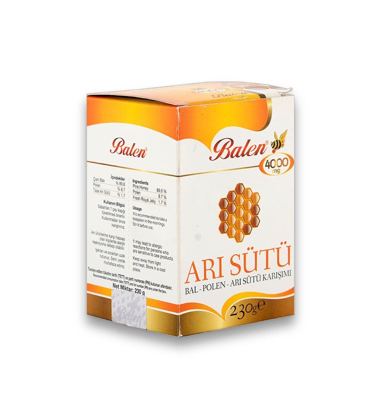 Balen Royal Jelly Honey Pollen Child Dose (4000 MG) 230 gr - Buy Online on GoSupps.com