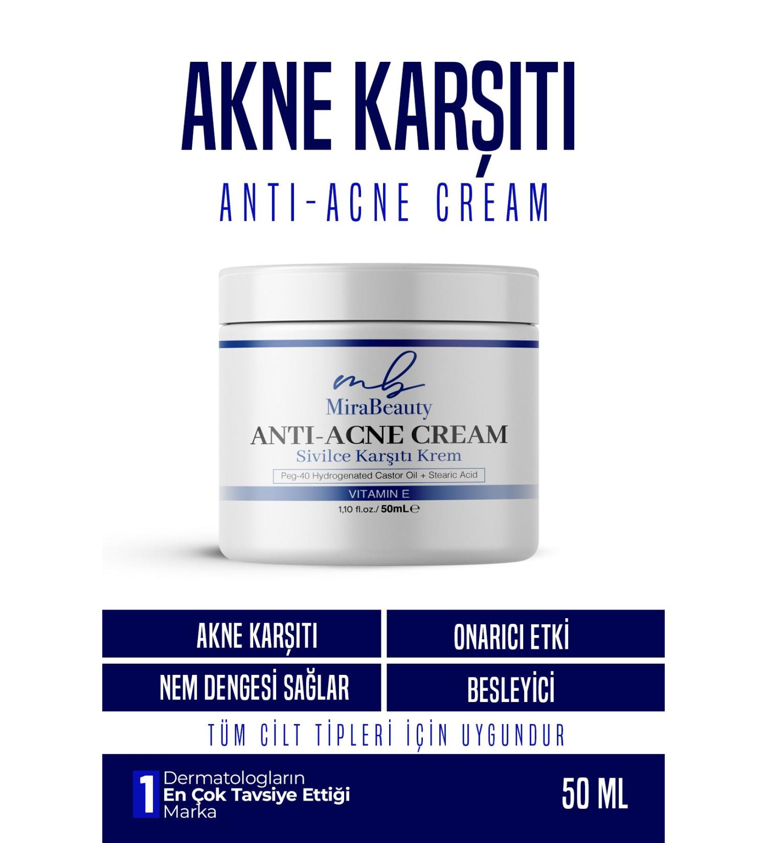 mira cosmetics Anti-Acne and Anti-Acne Acne Blackhead Remover Cream 100 ml