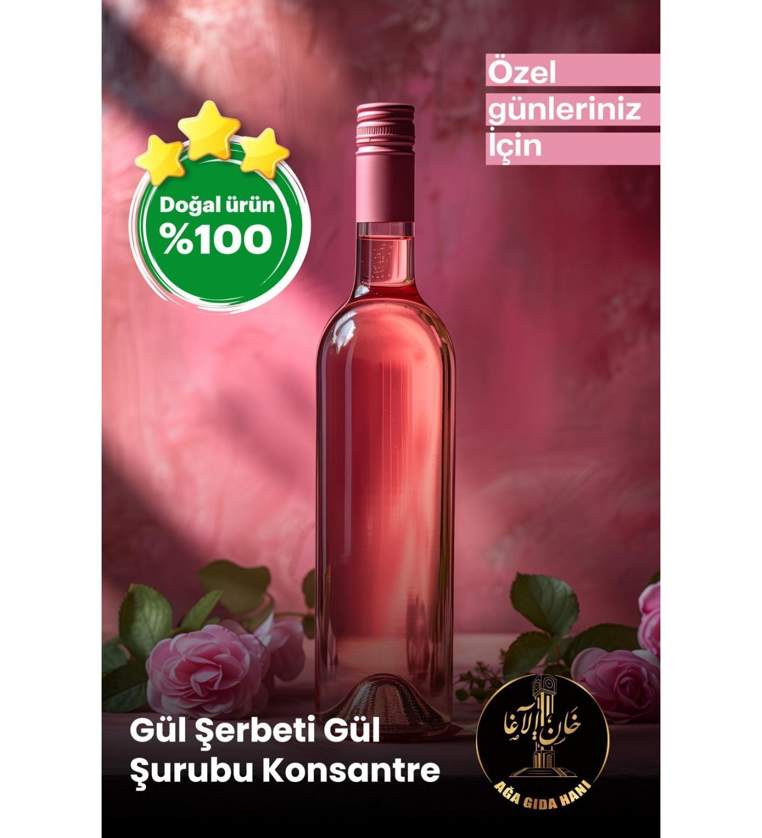 INNAGHA FOOD Famous Rose Sherbet Rose Syrup Concentrate Pet Bottle 700 Gr For your special days - Buy Online on GoSupps.com