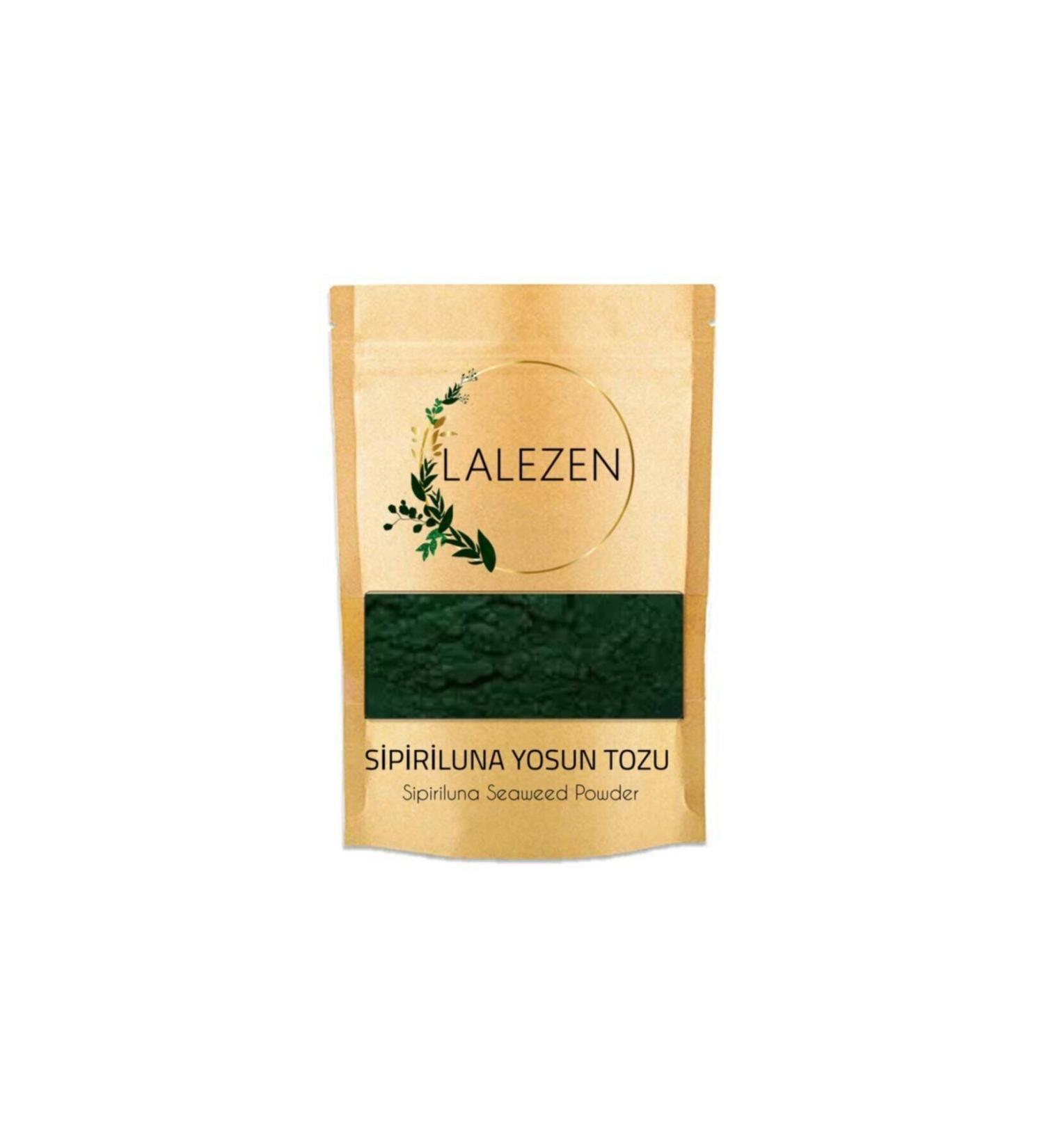 LALEZEN Spirulina Seaweed Powder - Spirulina 100 gr - Spirulina Seaweed Powder - 0 Pure