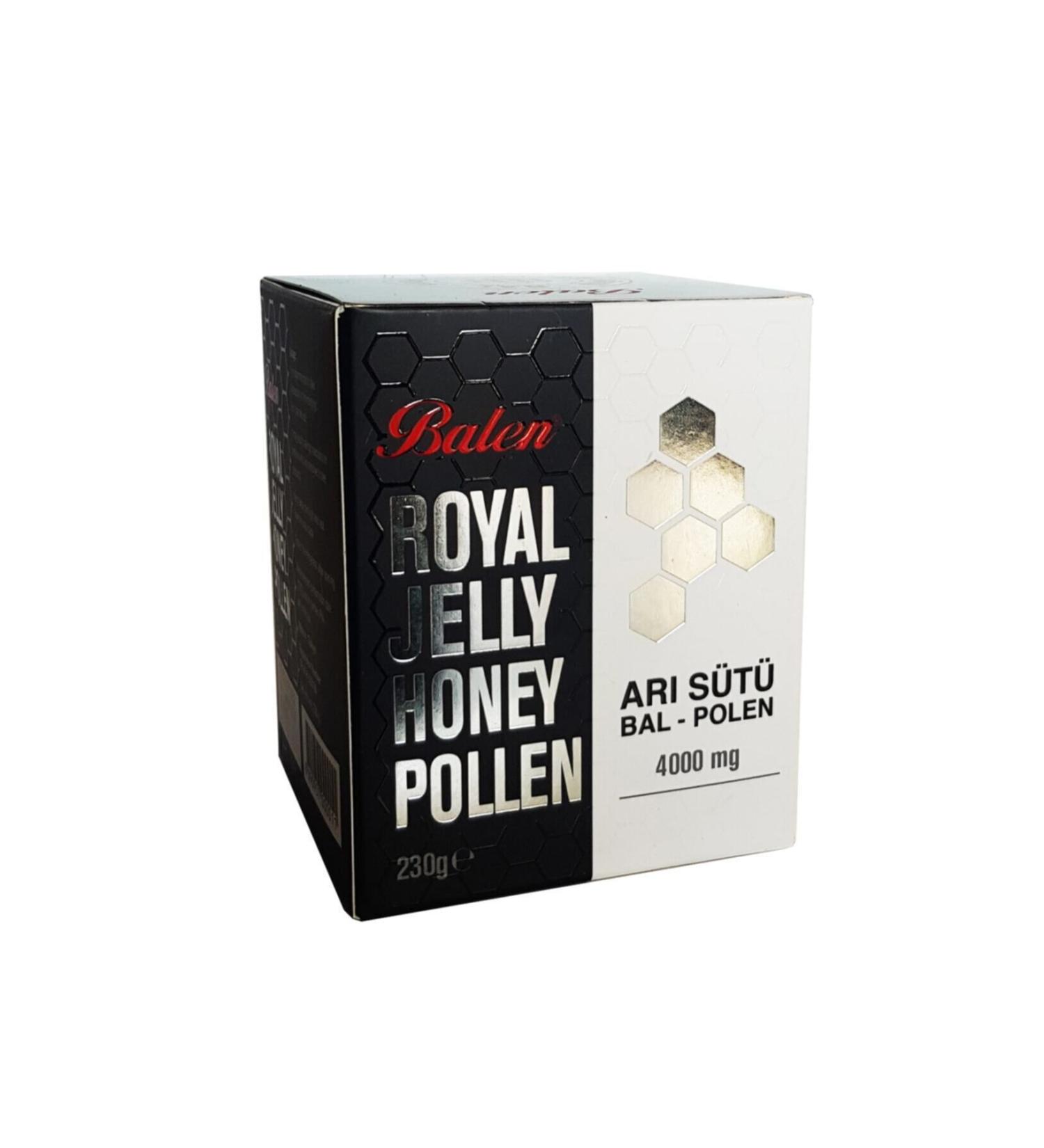 Balen Original Royal Jelly Honey Pollen Mix 230 gr 4000 gg