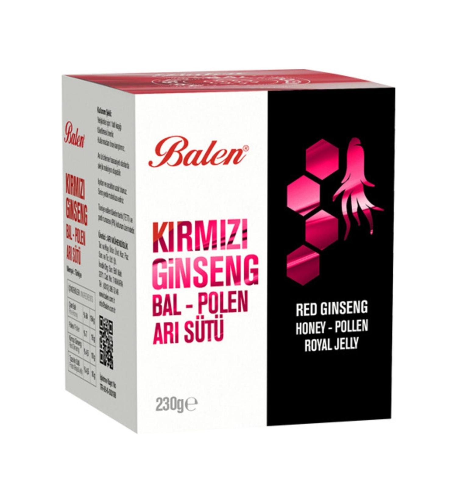 Balen Honey-pollen-ginseng-royal jelly mix 230 gr