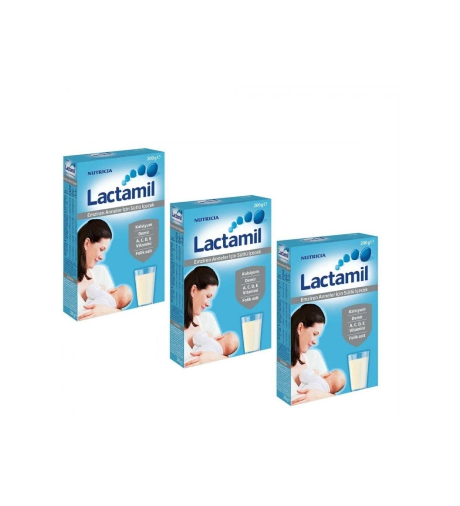 Lactamil Milk Drink for Breastfeeding Mothers 200 gr *3 Pack