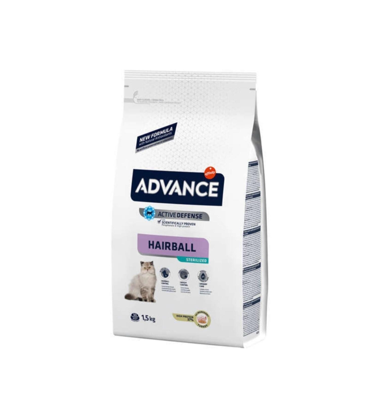 Advance Sterilized Hairball Sterilized Cat Food 1.5 kg