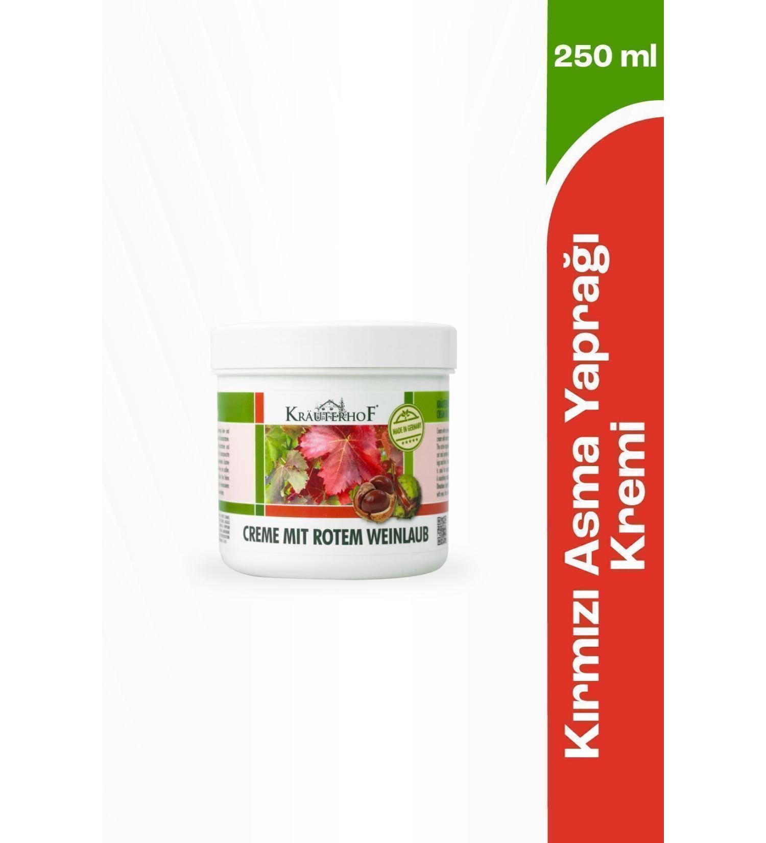 Krauterhof Red Vine Leaf Cream 250 ml - Buy Online on GoSupps.com