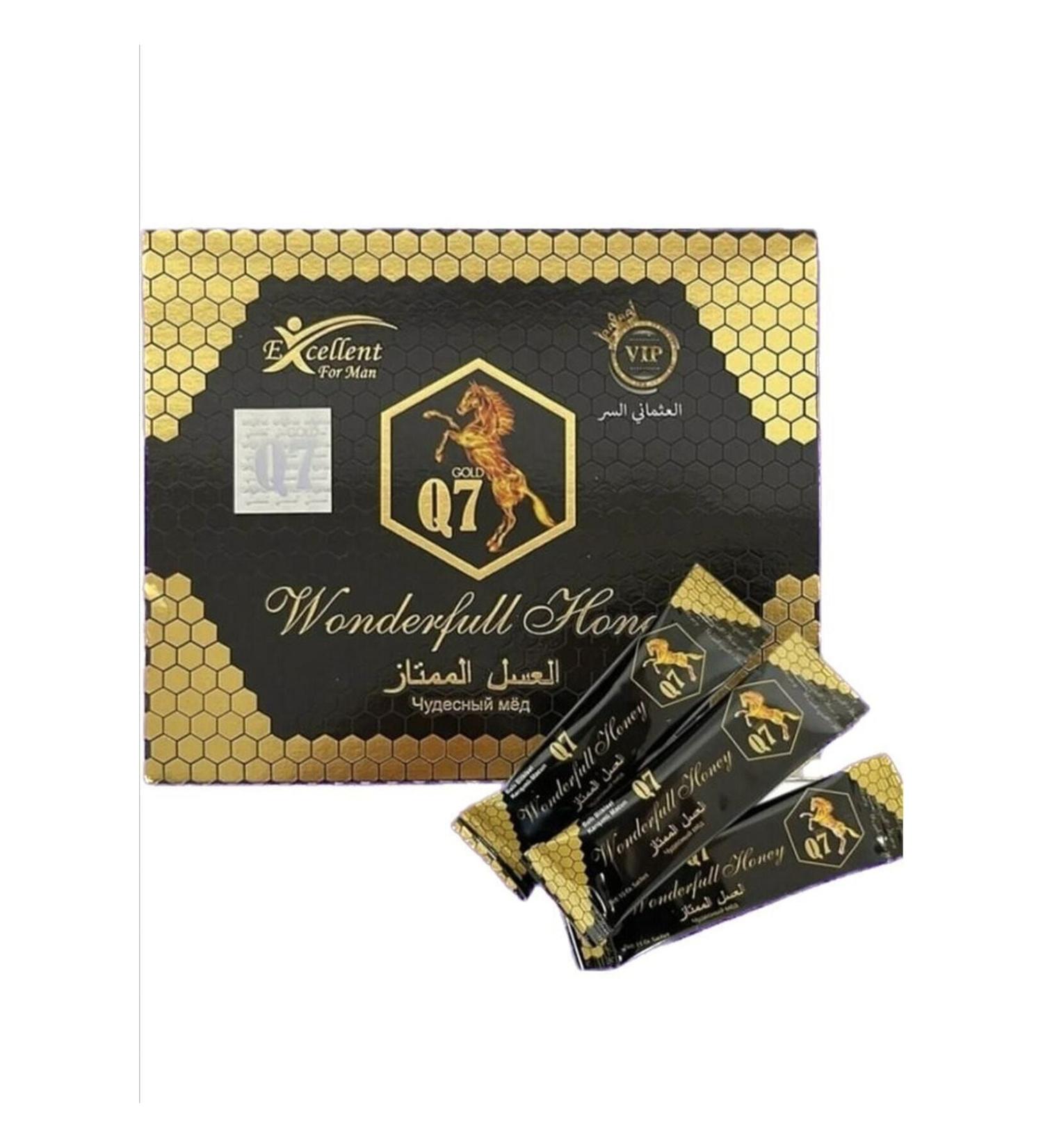 GOLD Q7 Wonderfull Honey Herbal Mixed Paste 15 Gr X 12pcs