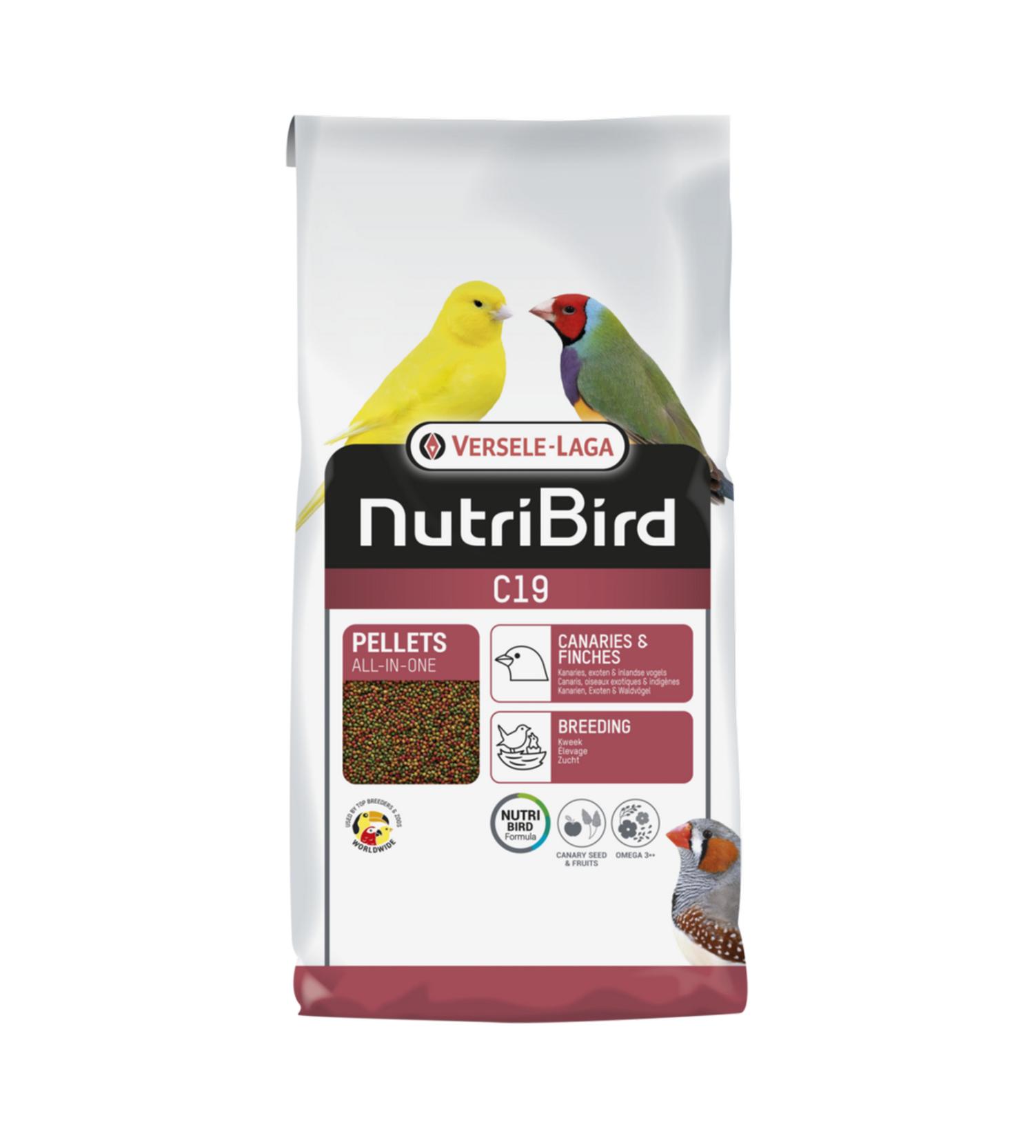 Versele Laga Nutribird C19 Pellet Canary F nch Pellet Feed 3kg 533132