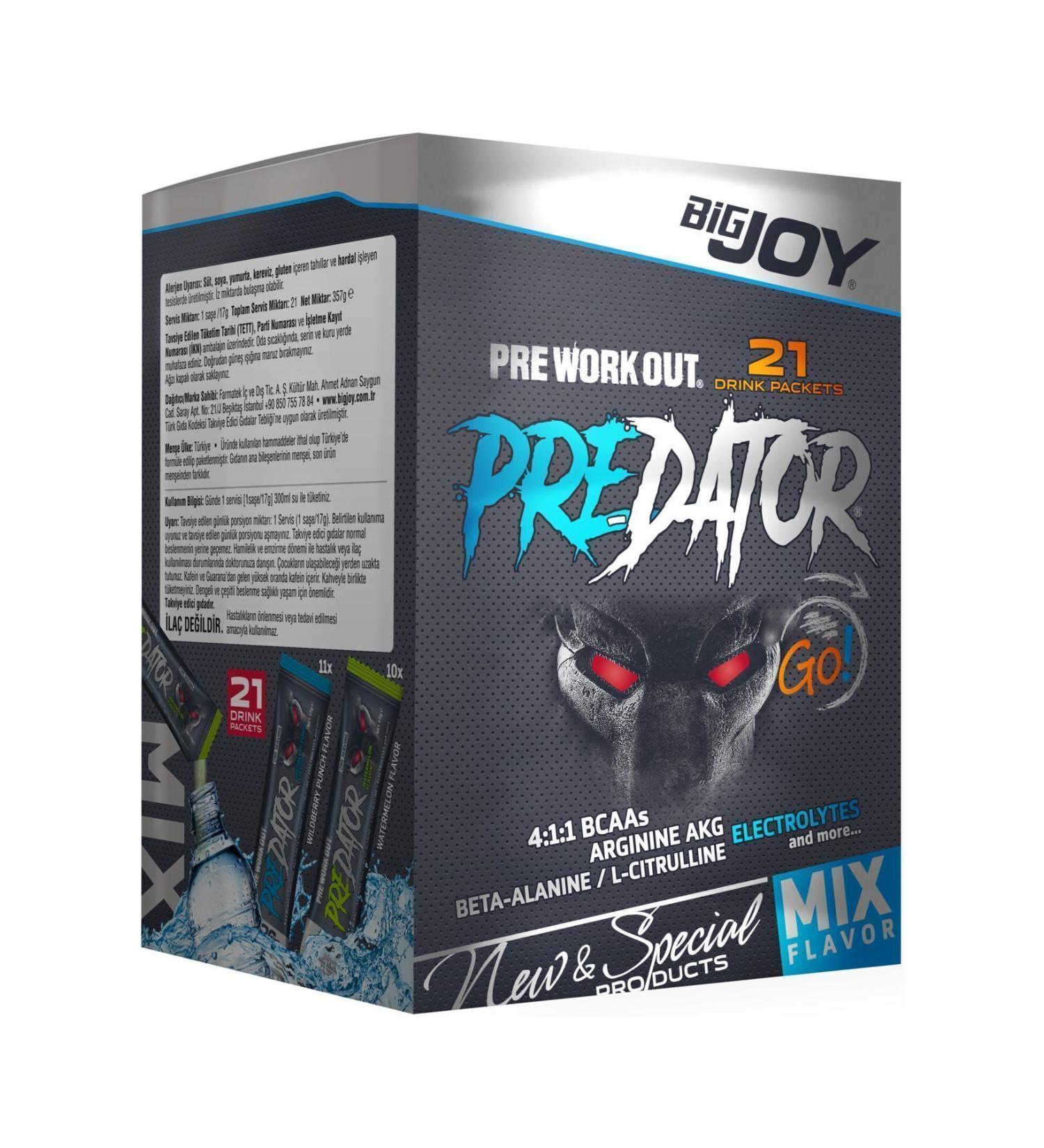 Bigjoy Sports Predator Go! Preworkout Mix Aroma 17g