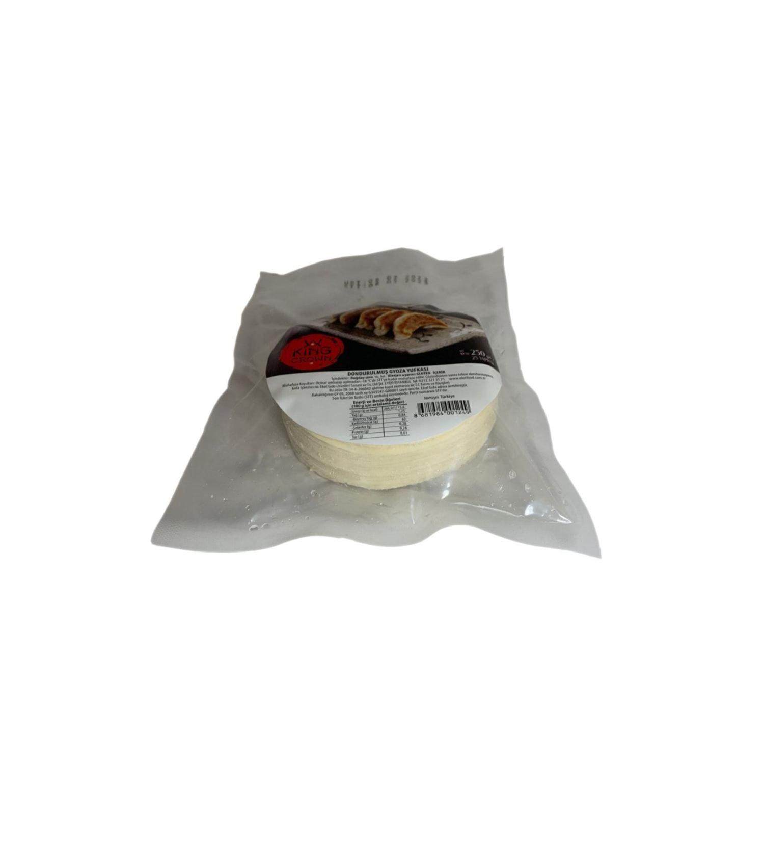 King Crown Frozen Gyoza Dumplings 250g 25 Sheets Dumpling Wrappers - Buy Online on GoSupps.com