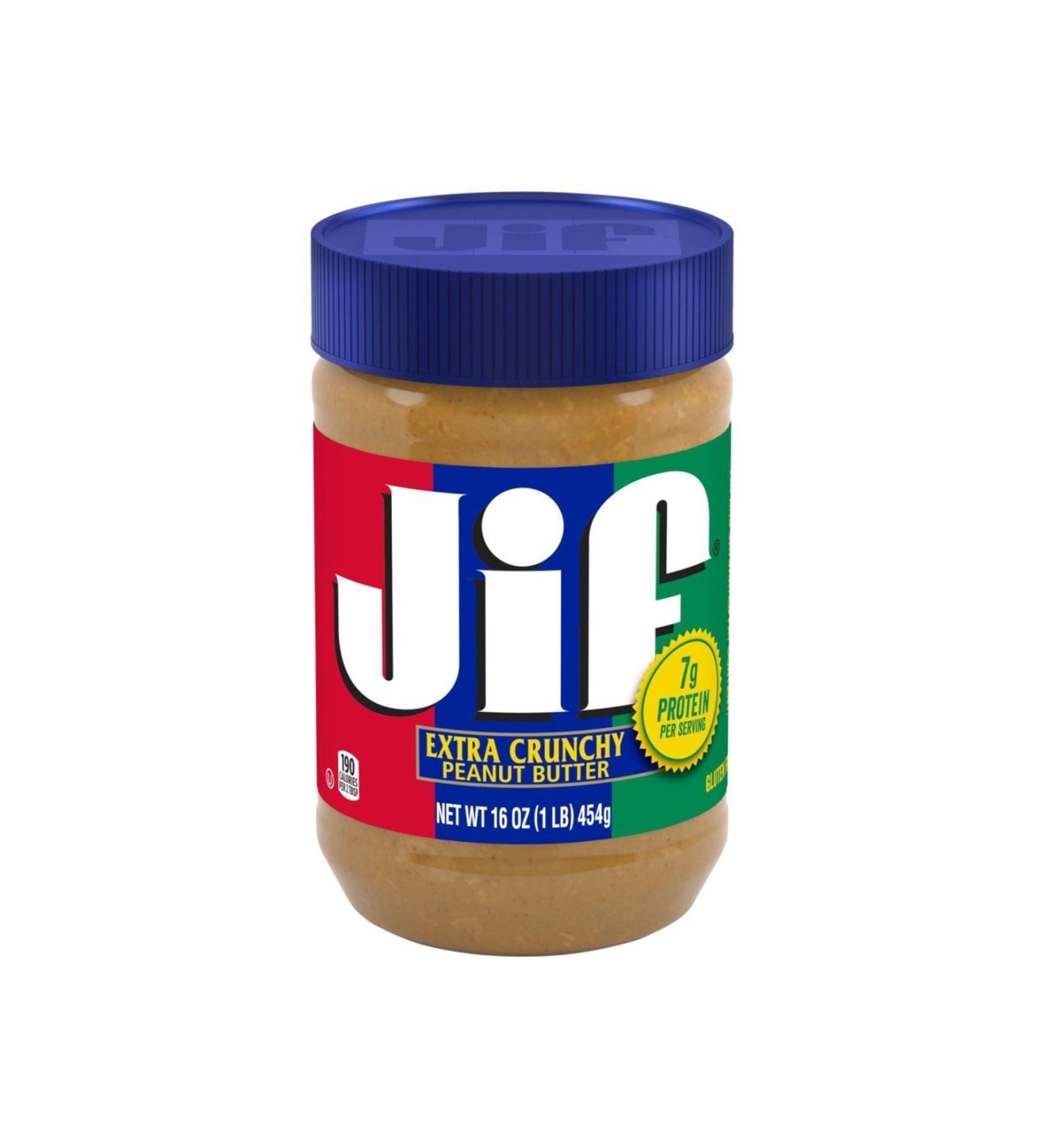 Jif Gluten Free Extra Crunchy Peanut Butter Gluten Free Extra Crunchy Peanut Butter 454 gr