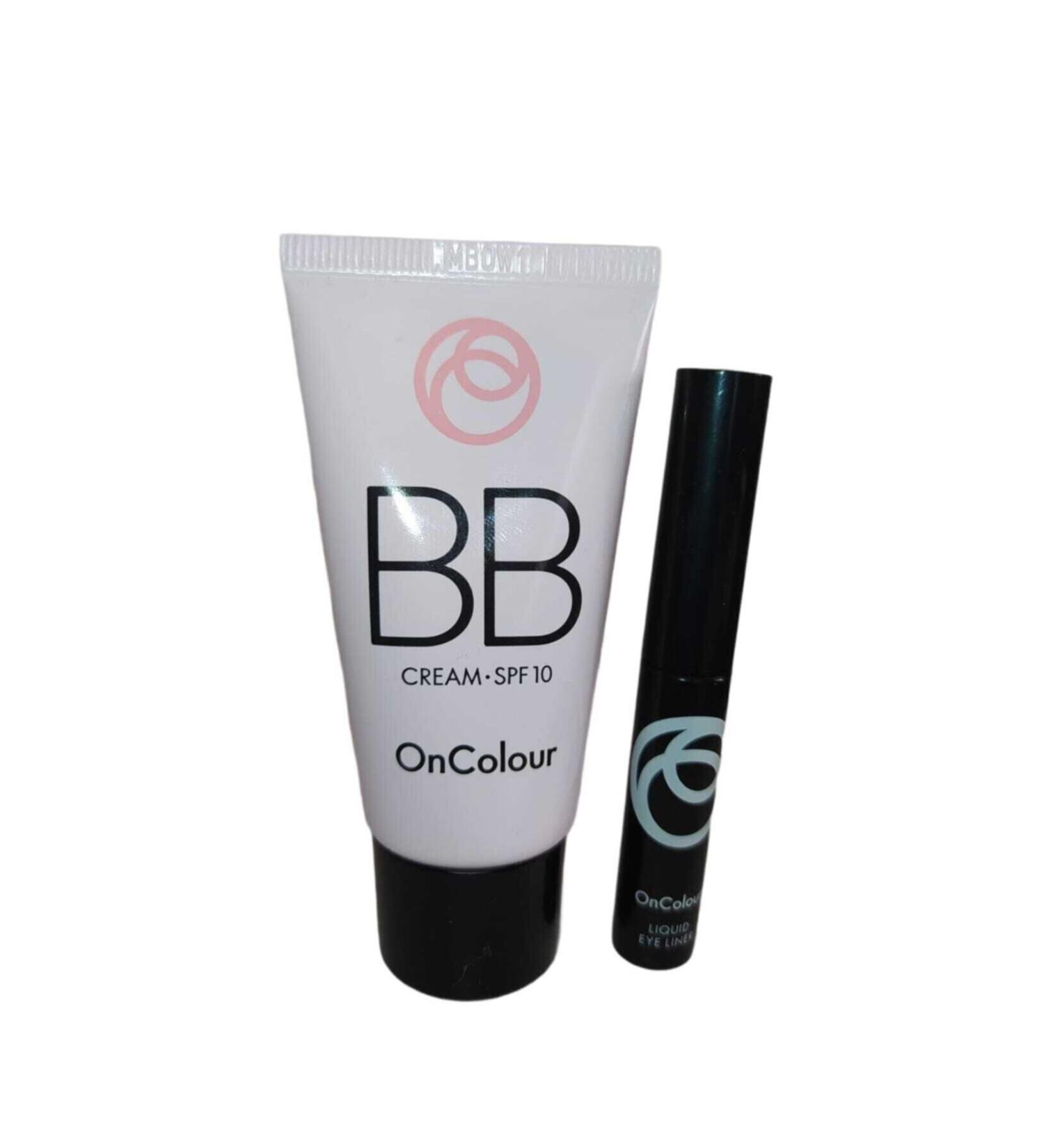 Oriflame Oncolour Bb Cream Spf 10 Light 30 ml + Oncolour Liquid Eyeliner - Buy Online on GoSupps.com