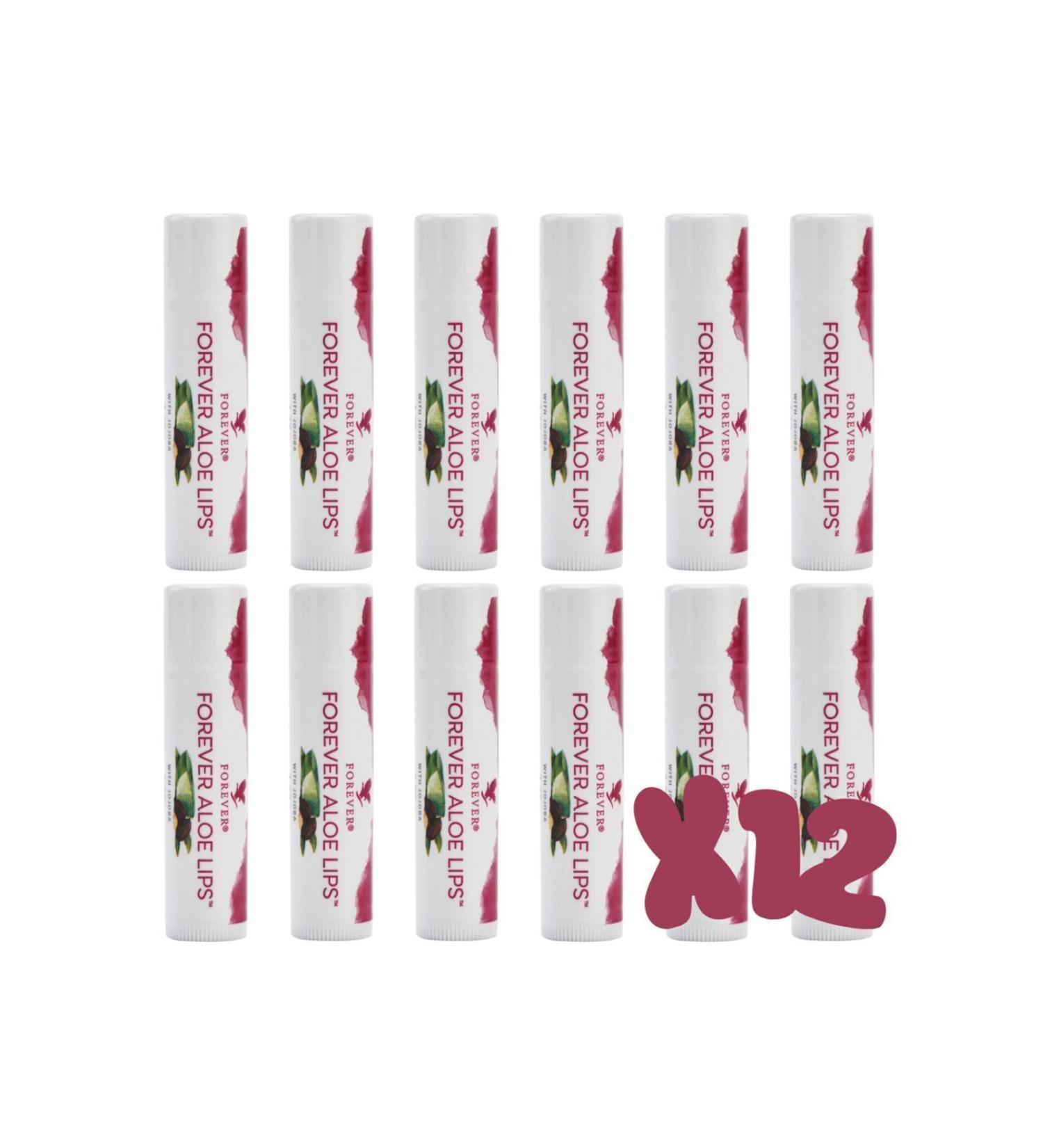 Forever Living Aloe Lips Lip Care and Moisturizing Cream - 12 Pieces - Buy Online on GoSupps.com