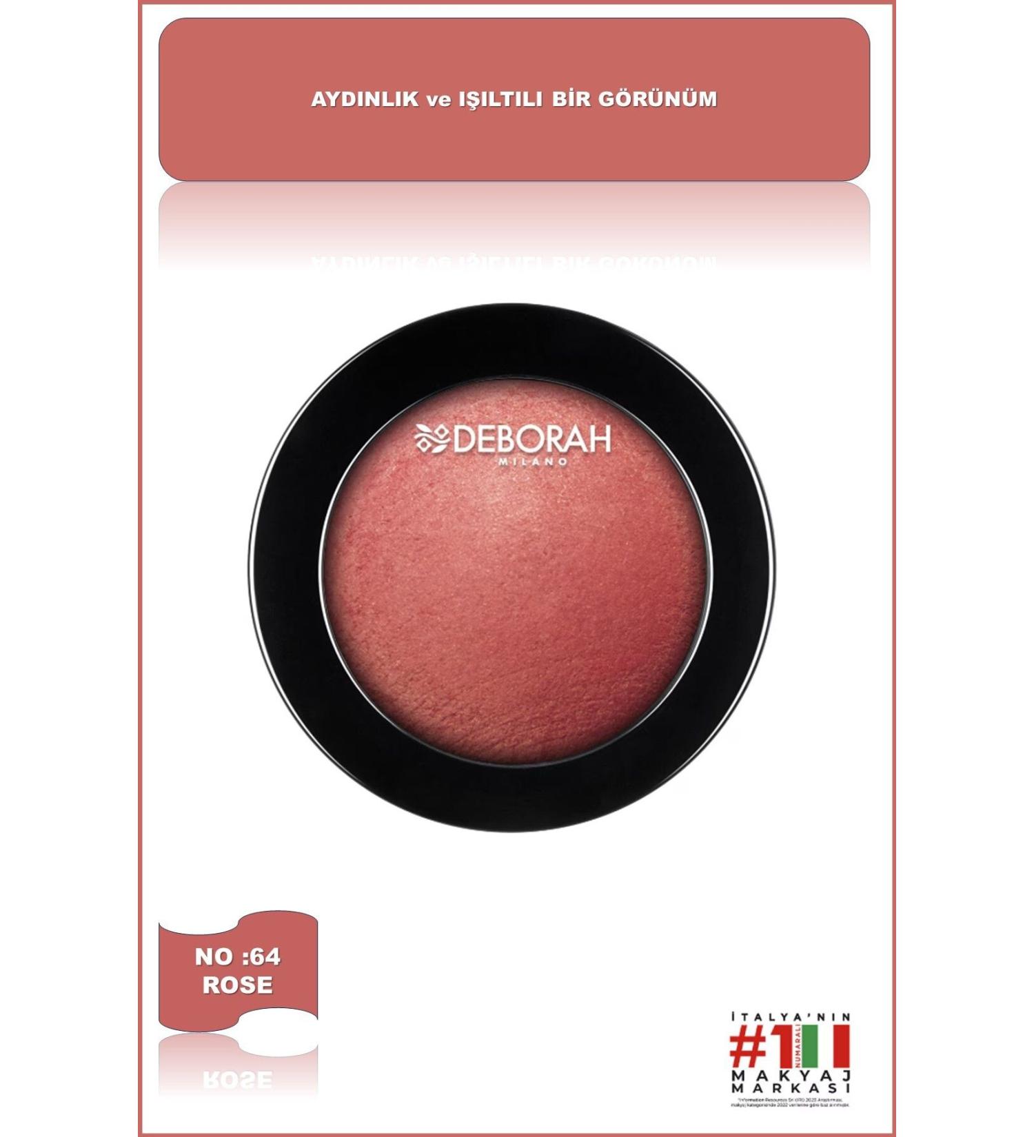 Deborah Hi Tech Blush No: 64 Rose