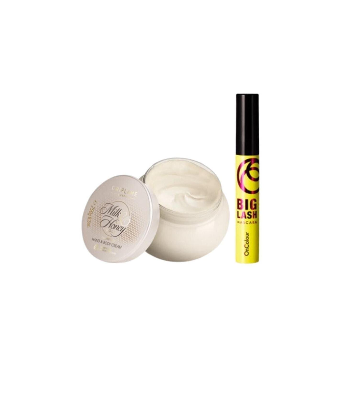 Oriflame Milk&honey Gold Nourishing Cream + Oncolour Big Lash Mascara 8 Ml