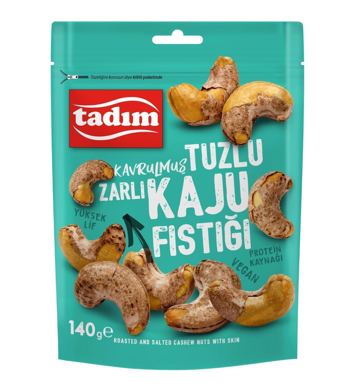 Tad m TADIM ROASTED CASHEW WITH MICE 140gr X 12 PIECES