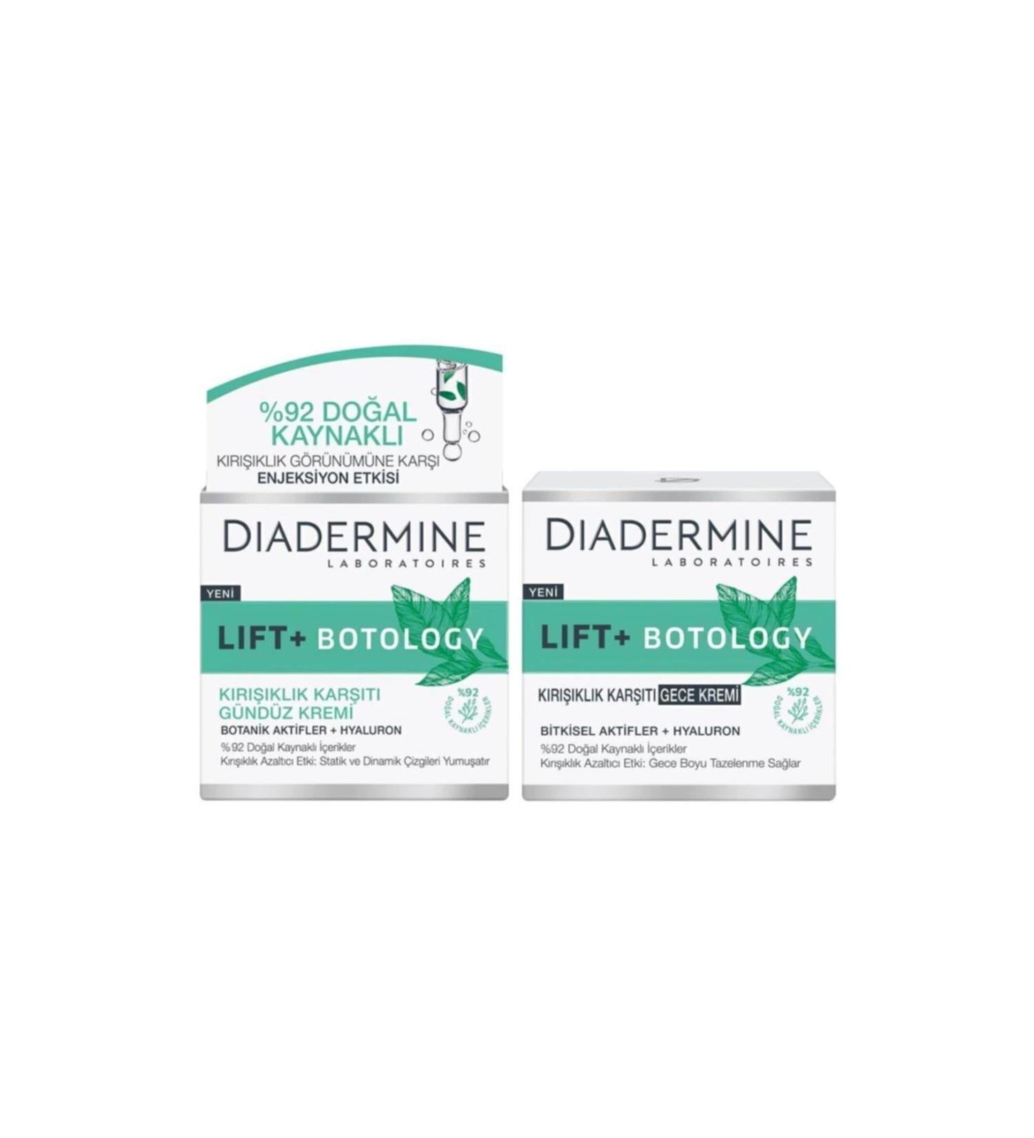 Diadermine Lift+ Botology Wrinkle Cream Day+Night 50+50 Ml - Buy Online on GoSupps.com