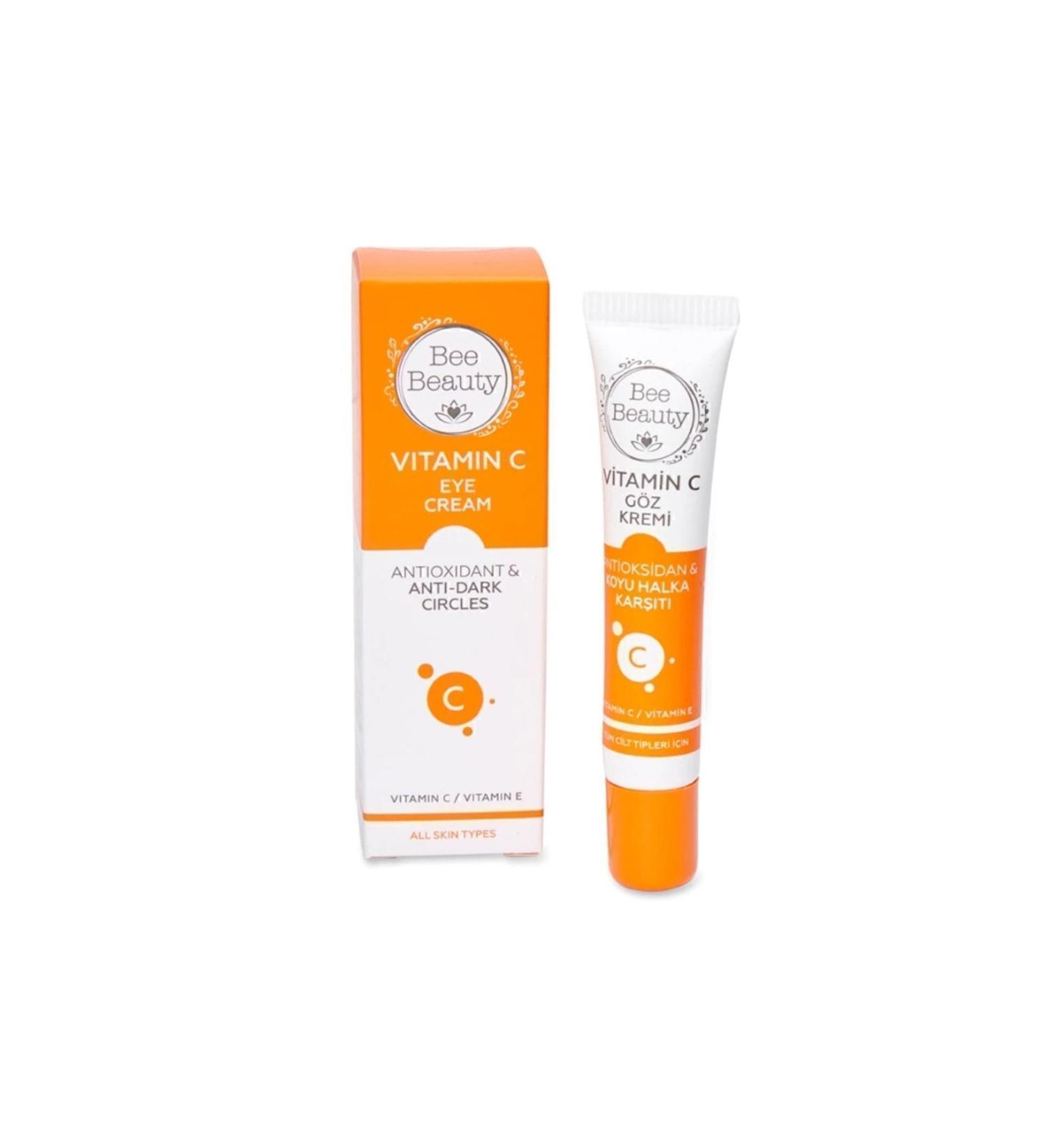 Bee Beauty Vitamin C Eye Cream Antioxidant Dark Spot Prevention 15 Ml