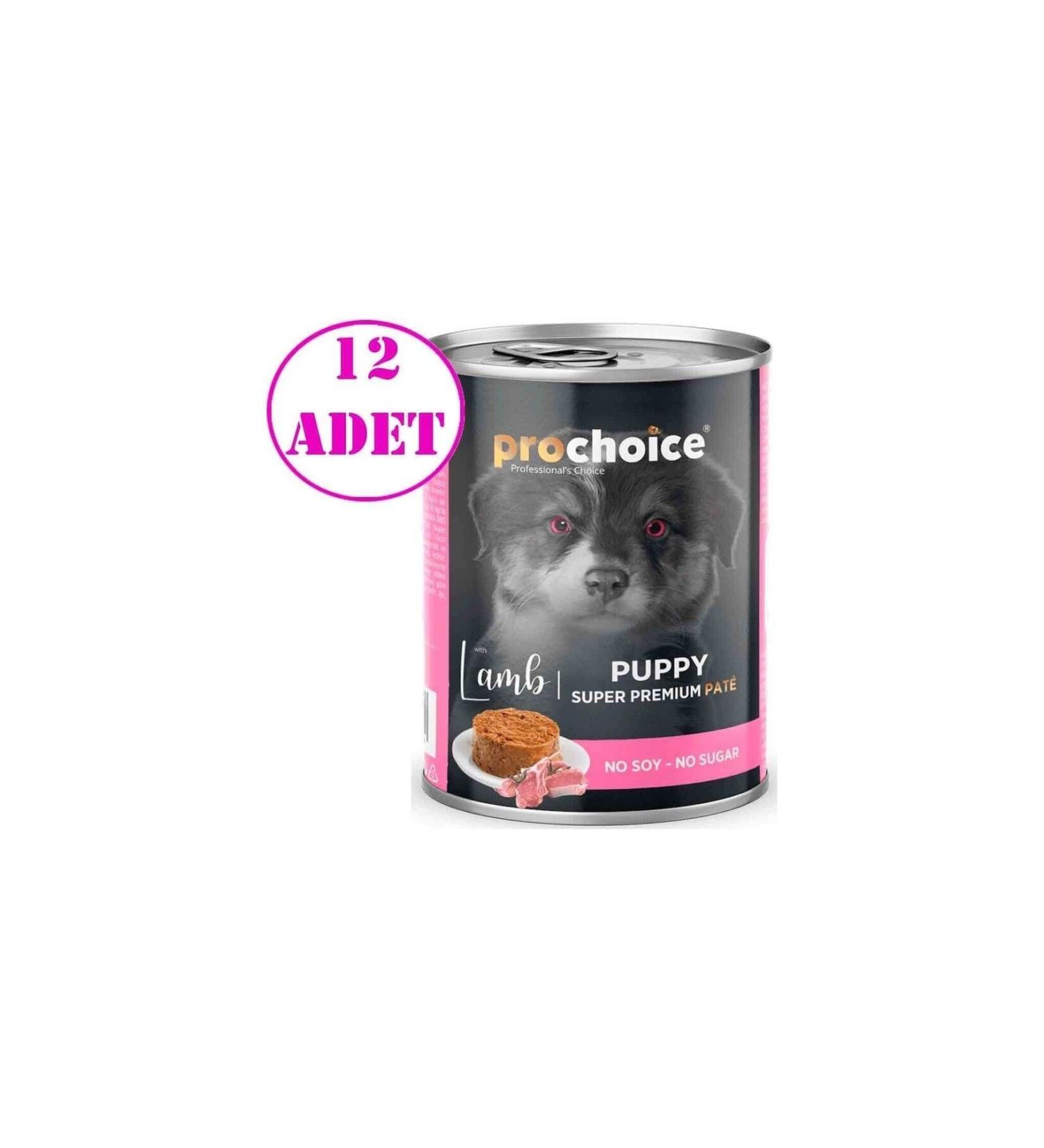 Pro Choice Pro Choice Lamb Meat Paste Puppy Canned Food 400 Gr 12 Pieces