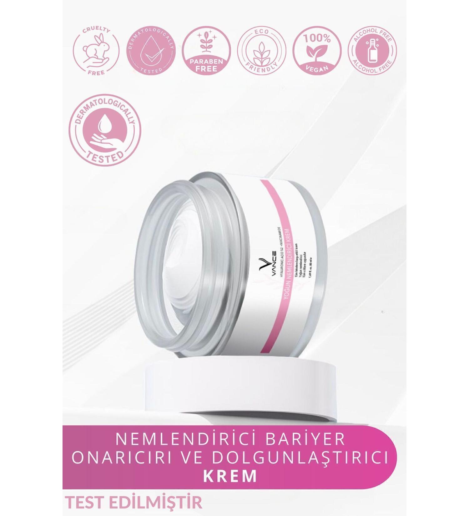 Vance Hand Face Moisturizing Cream (Hyaluronic Acid - Niacinamide - Buy Online on GoSupps.com