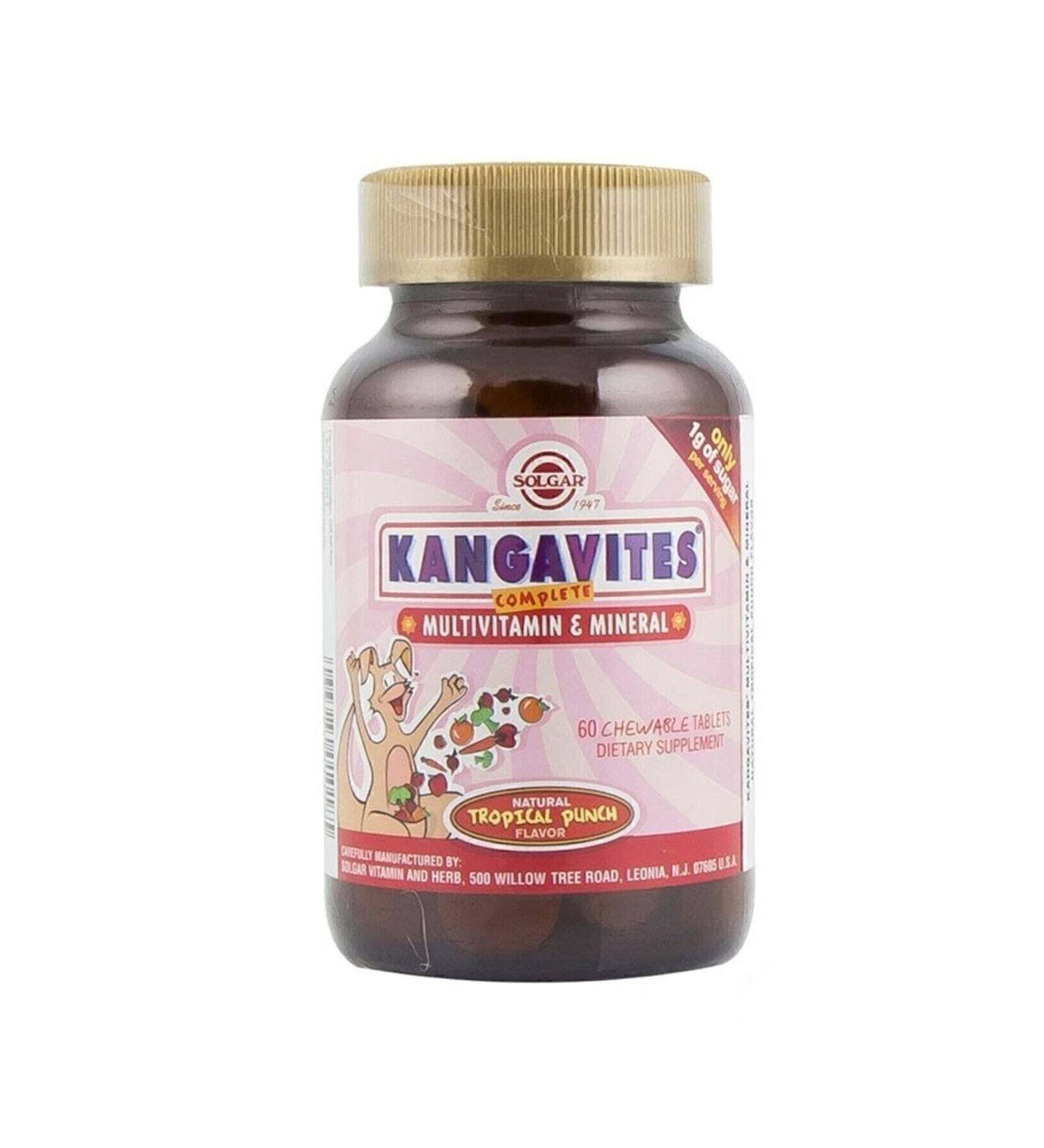 Solgar Kangavites Multivitamin Mineral 60 Tablets